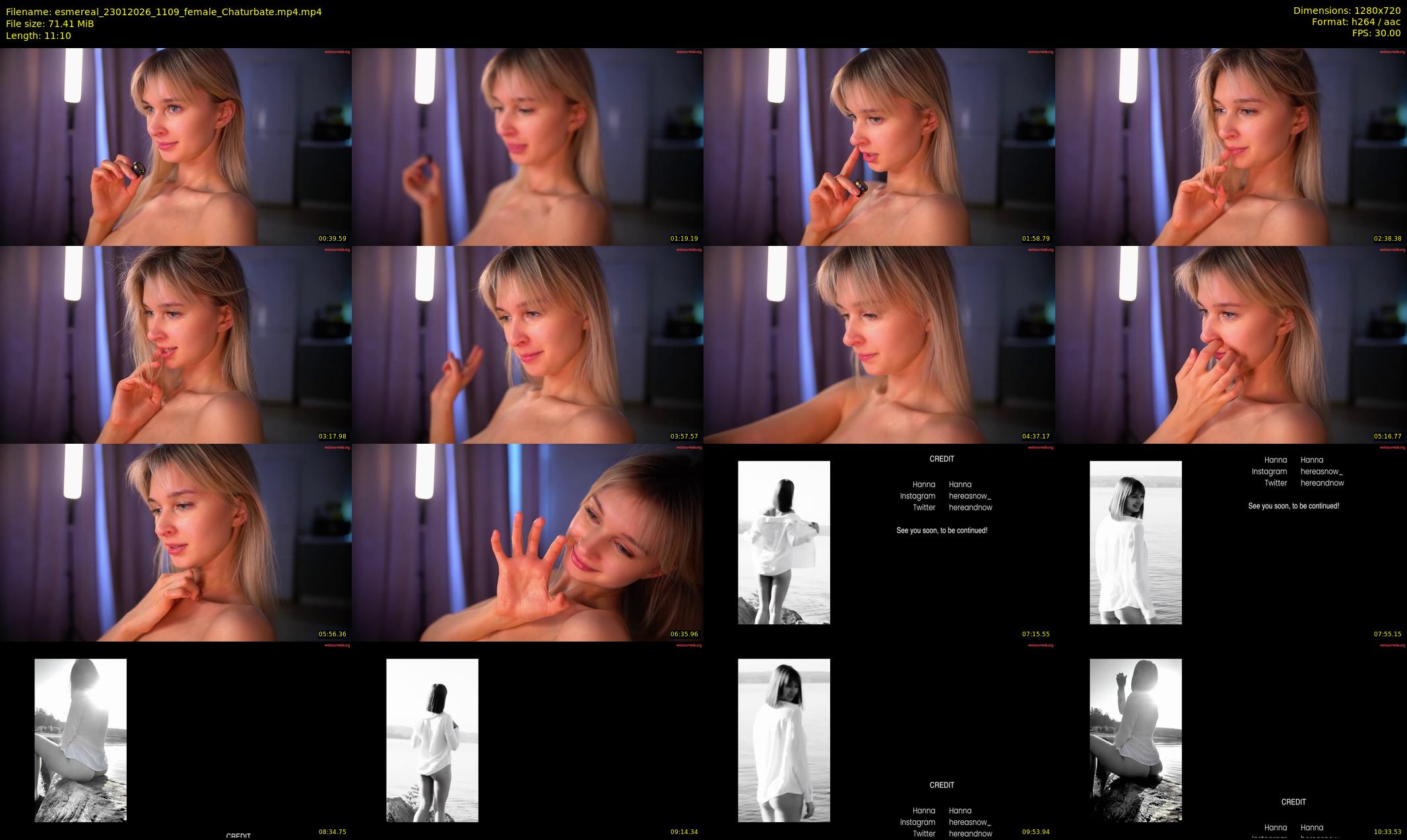 esmereal — 12 minute Chaturbate female cam show recording, 720p, Jan 23, 2026