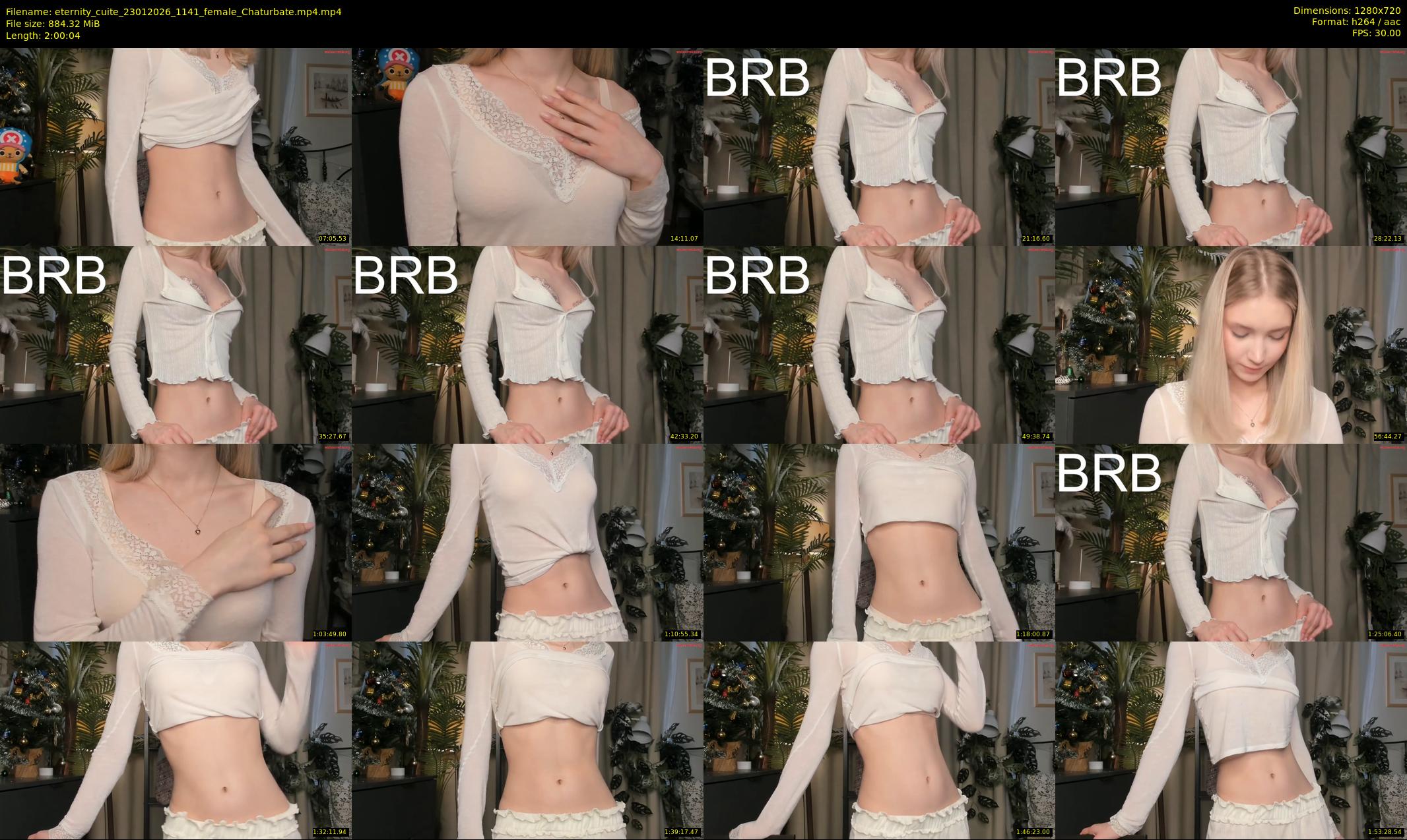 eternity_cuite — 121 minute Chaturbate female cam show recording, 720p, Jan 23, 2026