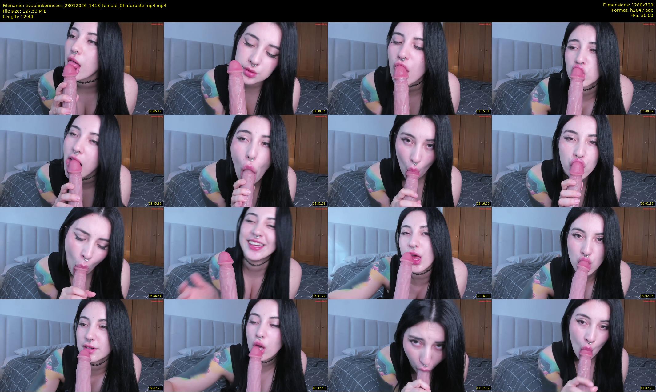 evapunkprincess — 13 minute Chaturbate female cam show recording, 720p, Jan 23, 2026