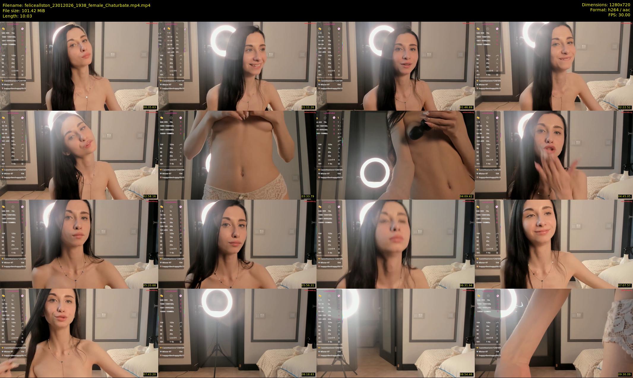 feliceallston — 11 minute Chaturbate female cam show recording, 720p, Jan 23, 2026