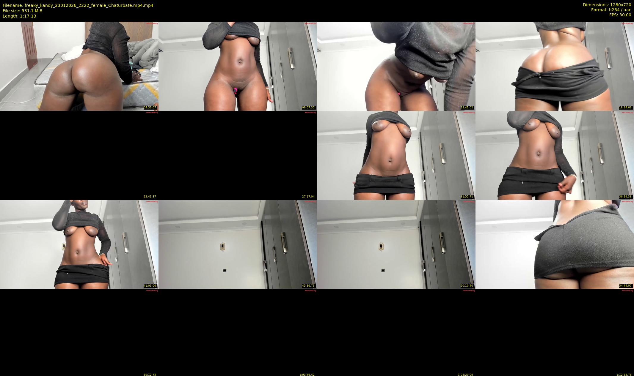 freaky_kandy — 78 minute Chaturbate female cam show recording, 720p, Jan 23, 2026