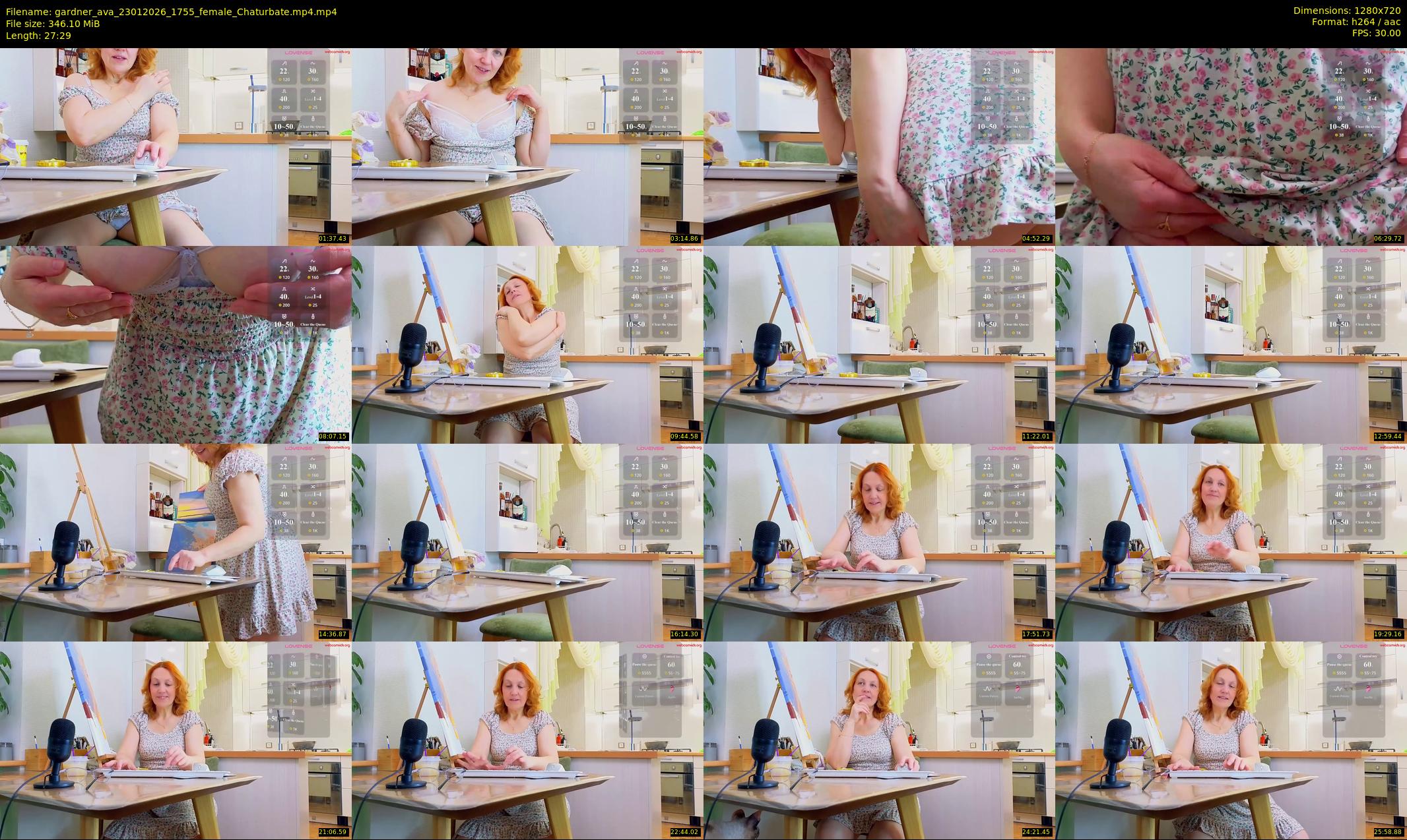 gardner_ava — 28 minute Chaturbate female cam show recording, 720p, Jan 23, 2026