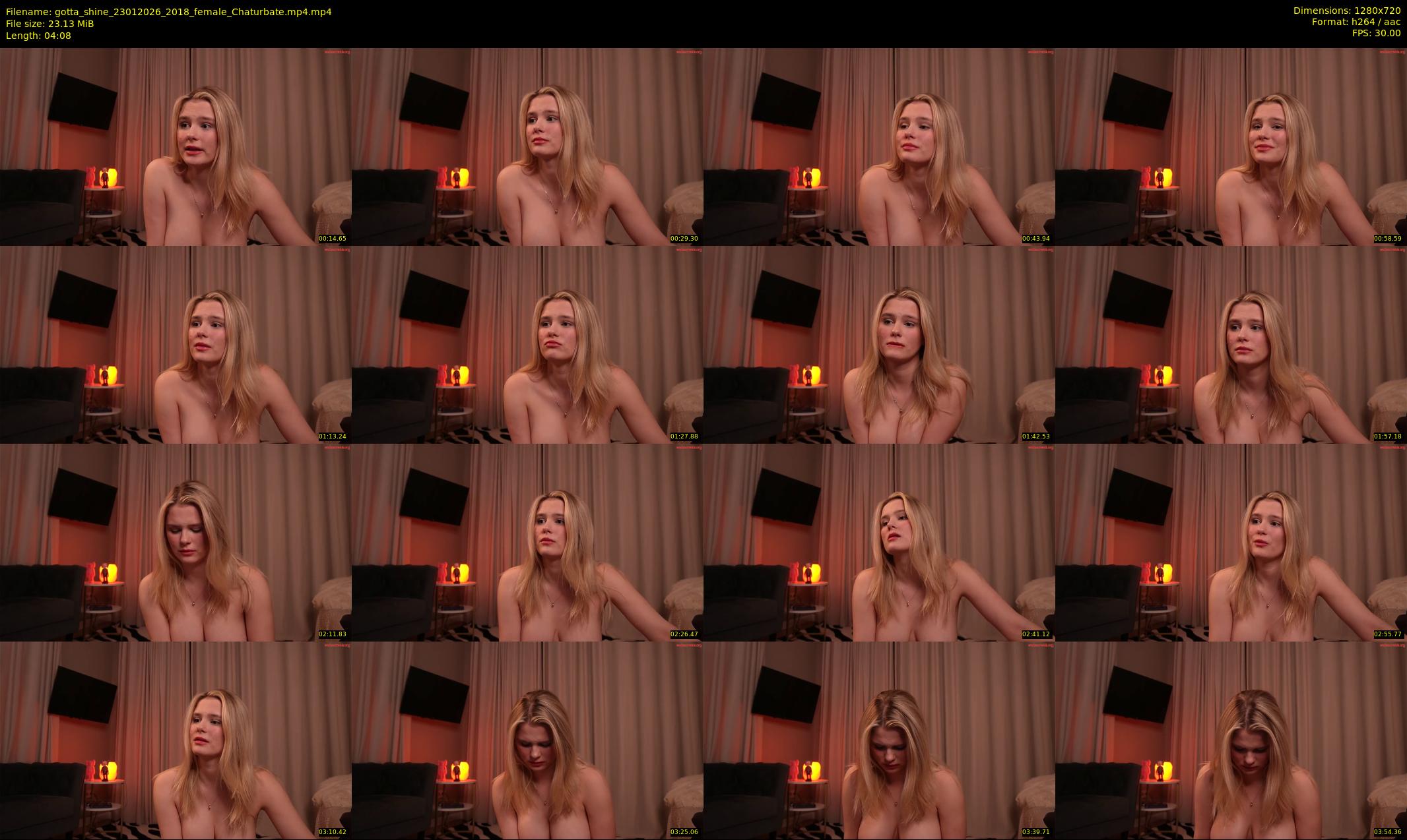 gotta_shine — 5 minute Chaturbate female cam show recording, 720p, Jan 23, 2026