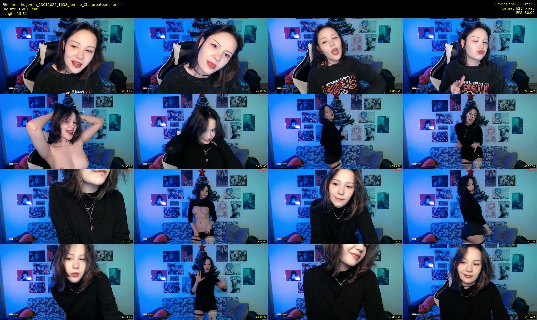 hugomin — 16 minute Chaturbate female cam show recording, 720p, Jan 23, 2026