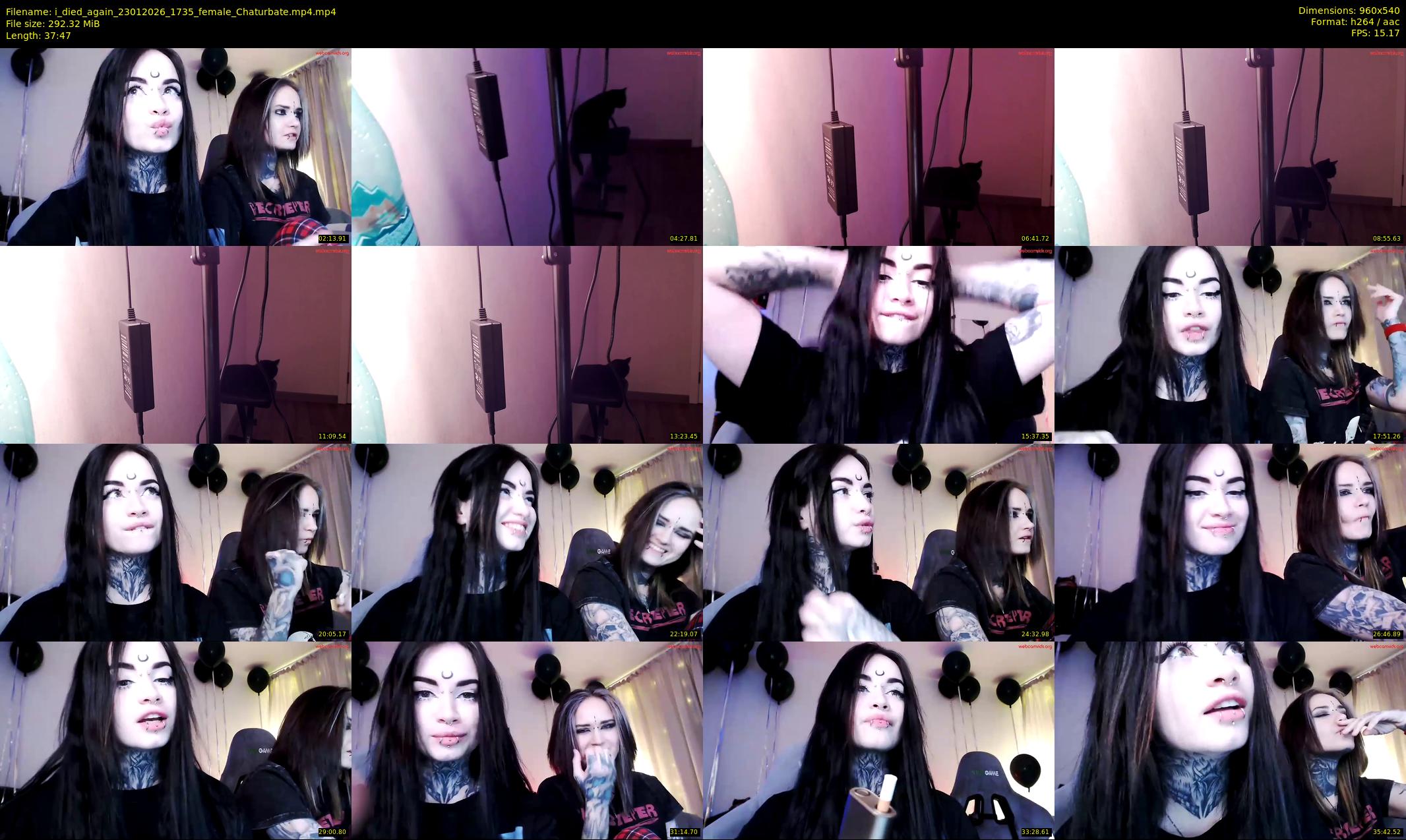 i_died_again — 38 minute Chaturbate female cam show recording, 480p, Jan 23, 2026