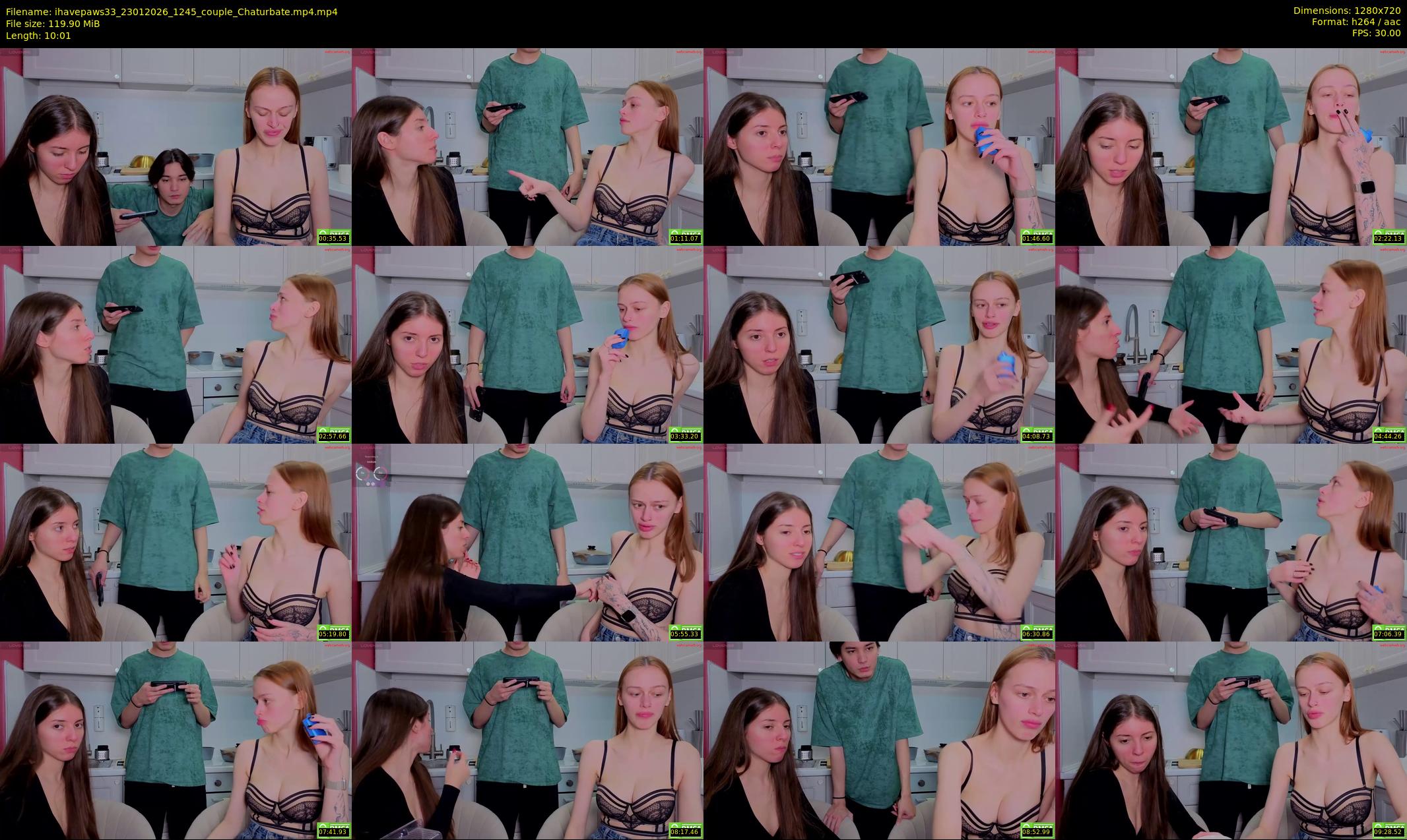 ihavepaws33 — 11 minute Chaturbate couple cam show recording, 720p, Jan 23, 2026