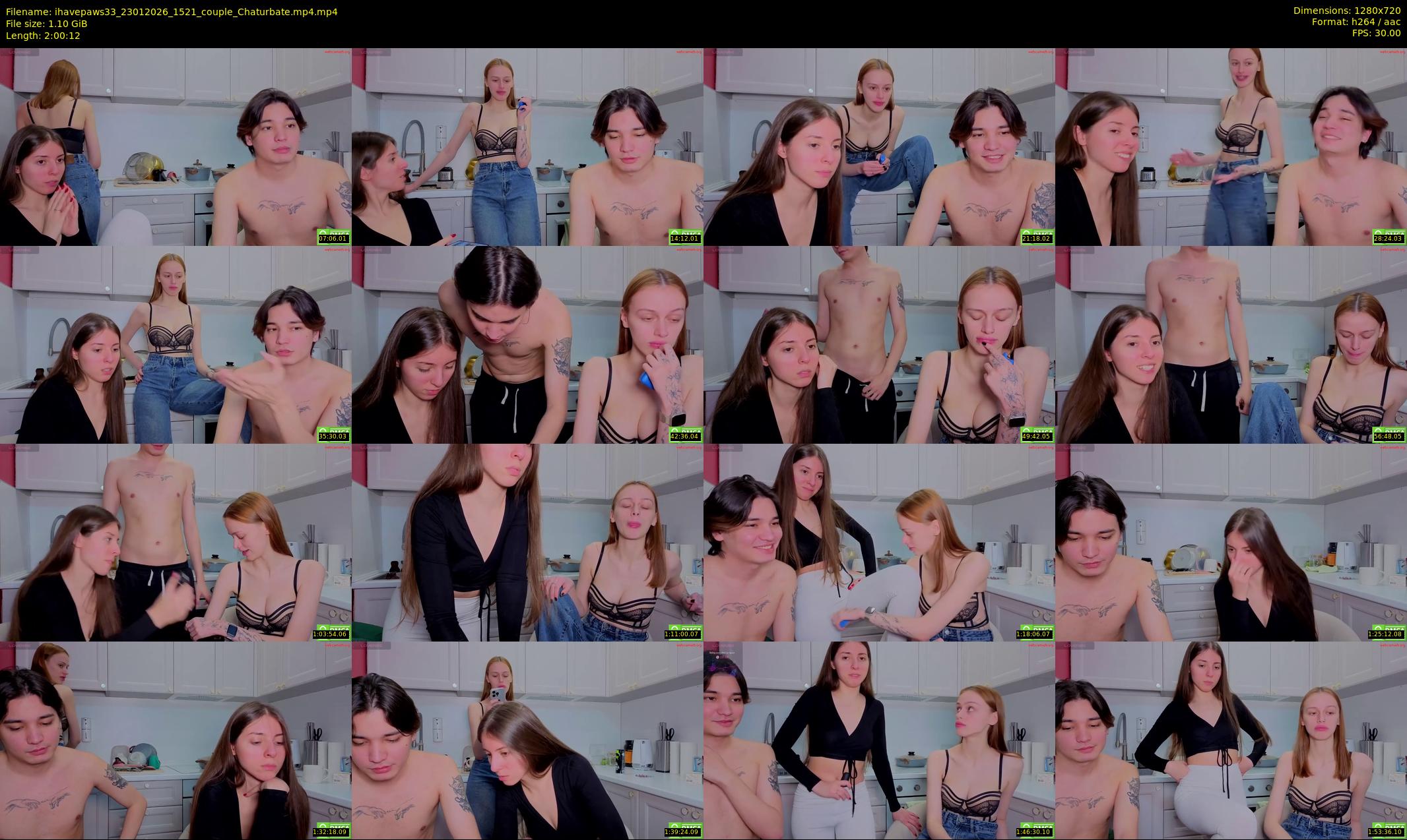 ihavepaws33 — 121 minute Chaturbate couple cam show recording, 720p, Jan 23, 2026