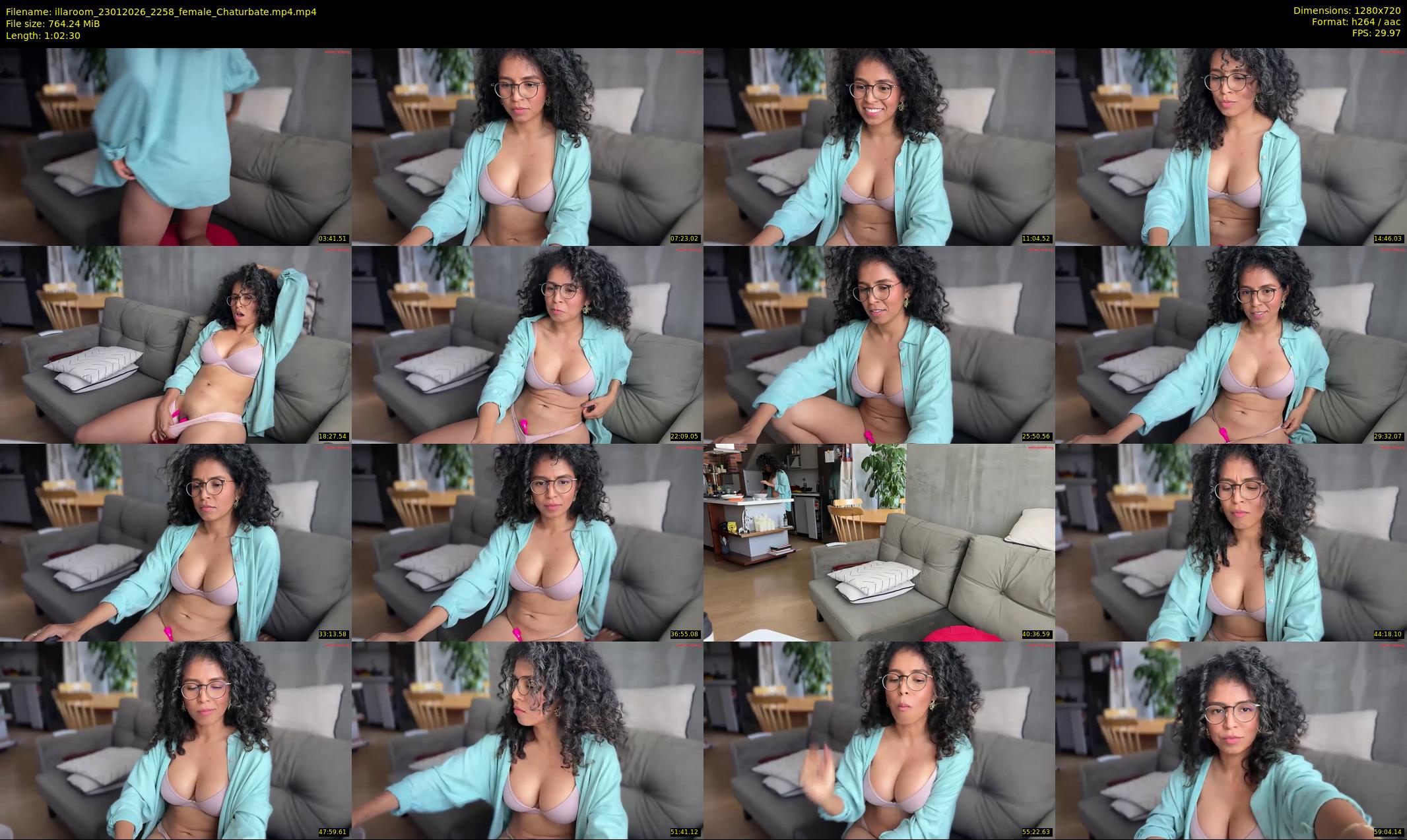 illaroom — 63 minute Chaturbate female cam show recording, 720p, Jan 23, 2026