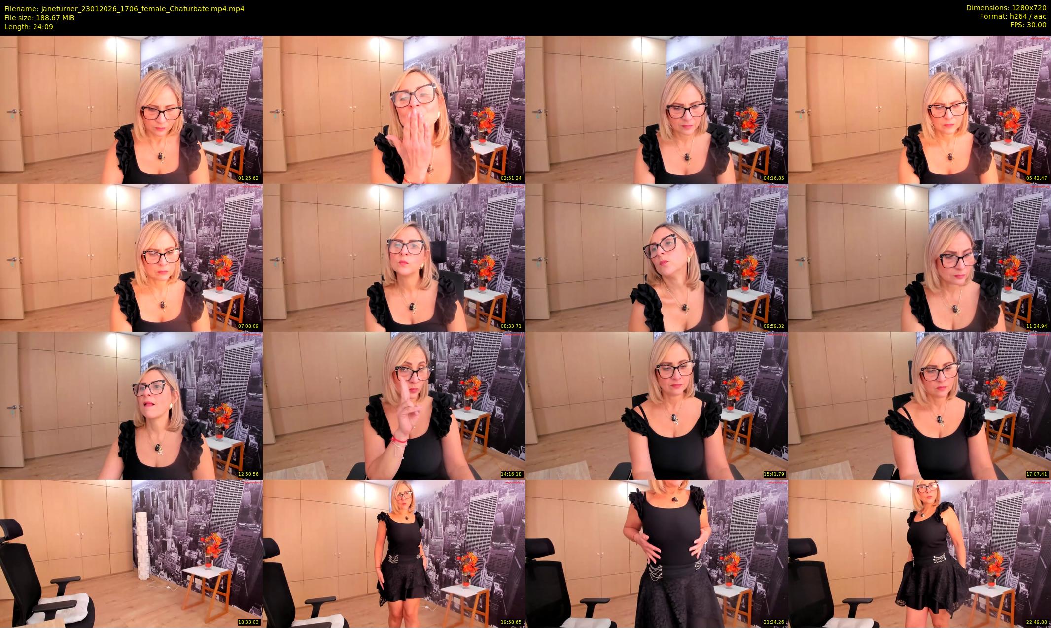 janeturner — 25 minute Chaturbate female cam show recording, 720p, Jan 23, 2026