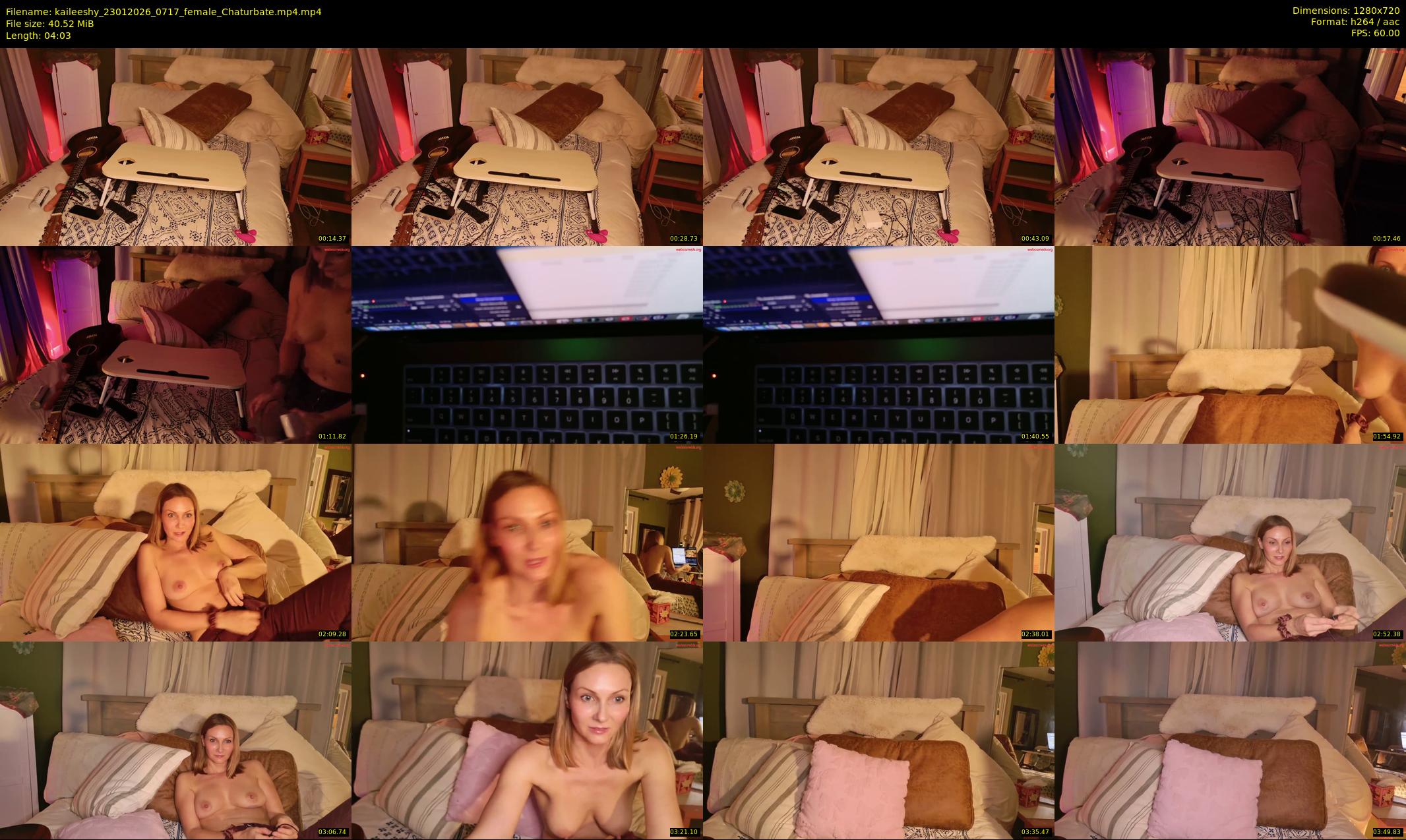 kaileeshy — 5 minute Chaturbate female cam show recording, 720p, Jan 23, 2026