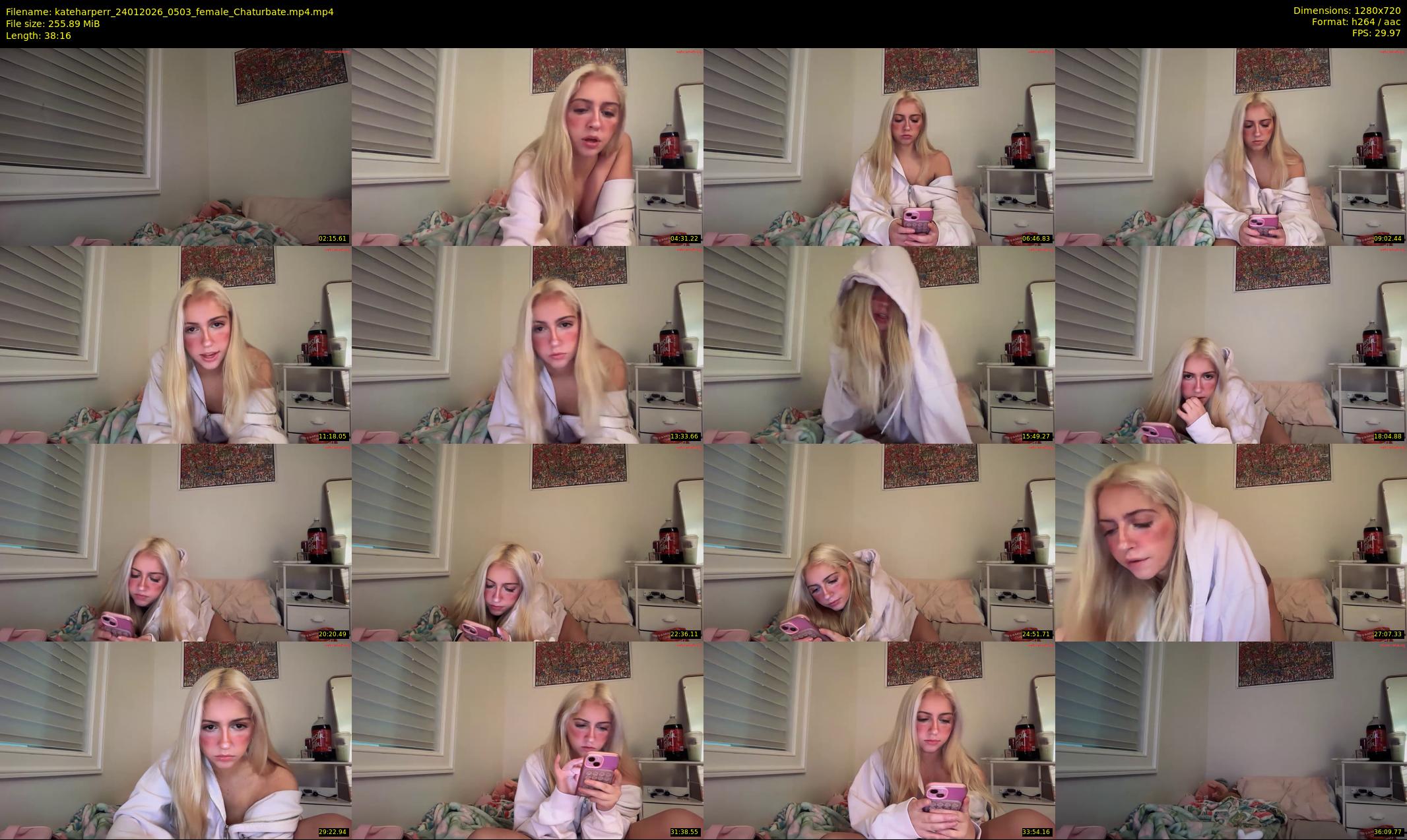 kateharperr — 39 minute Chaturbate female cam show recording, 720p, Jan 24, 2026