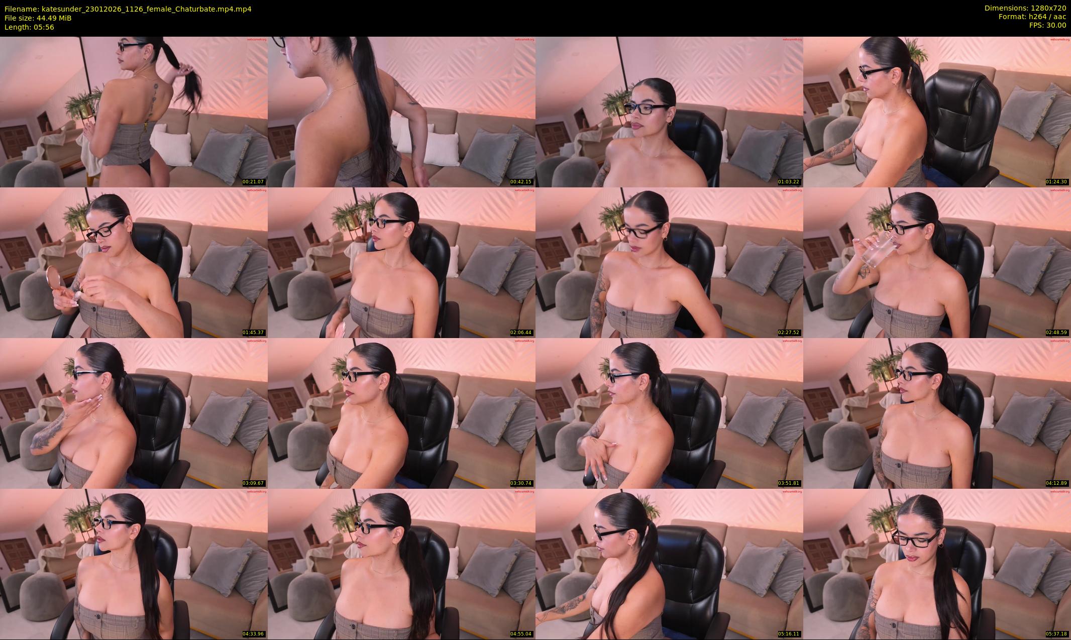 katesunder — 6 minute Chaturbate female cam show recording, 720p, Jan 23, 2026