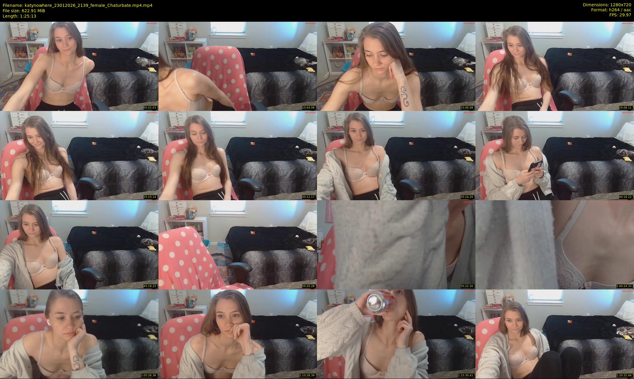 katynowhere — 86 minute Chaturbate female cam show recording, 720p, Jan 23, 2026