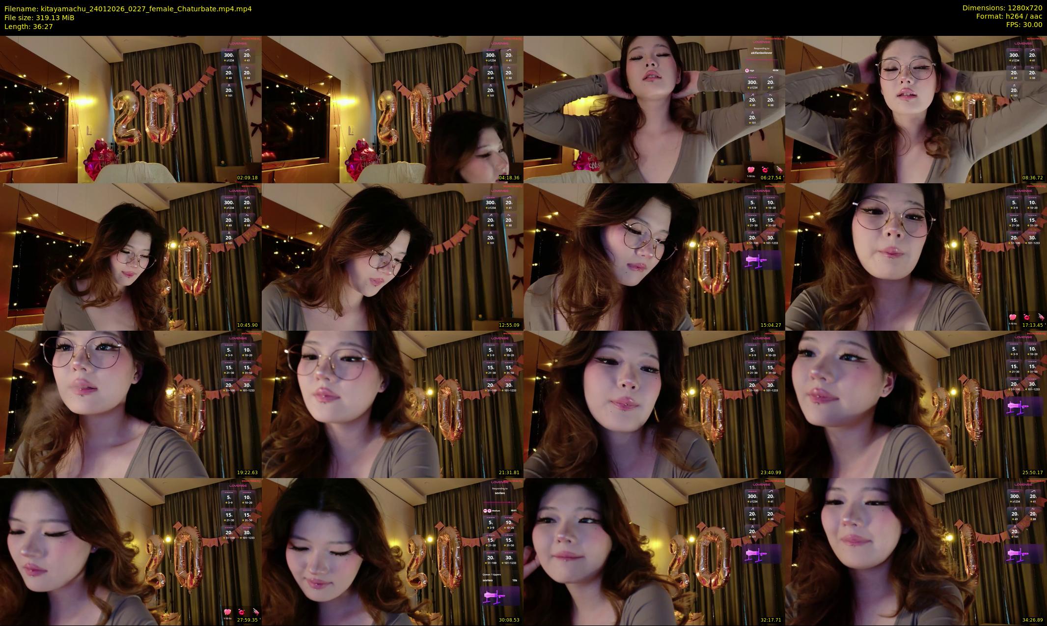 kitayamachu — 37 minute Chaturbate female cam show recording, 720p, Jan 24, 2026