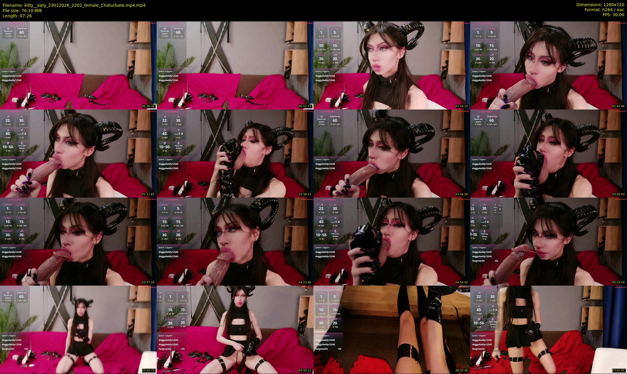 kitty__katy — 8 minute Chaturbate female cam show recording, 720p, Jan 23, 2026