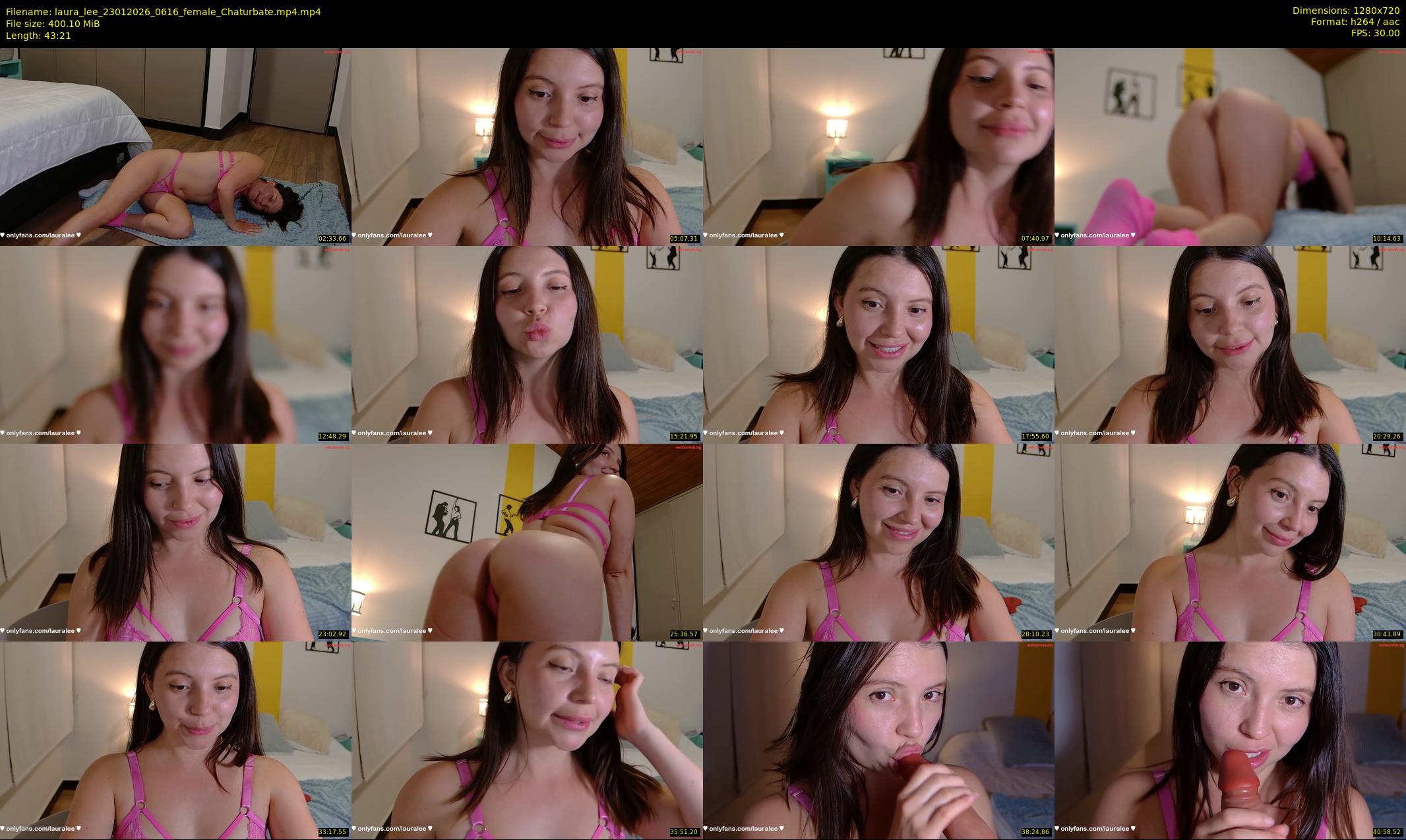 laura_lee — 44 minute Chaturbate female cam show recording, 720p, Jan 23, 2026