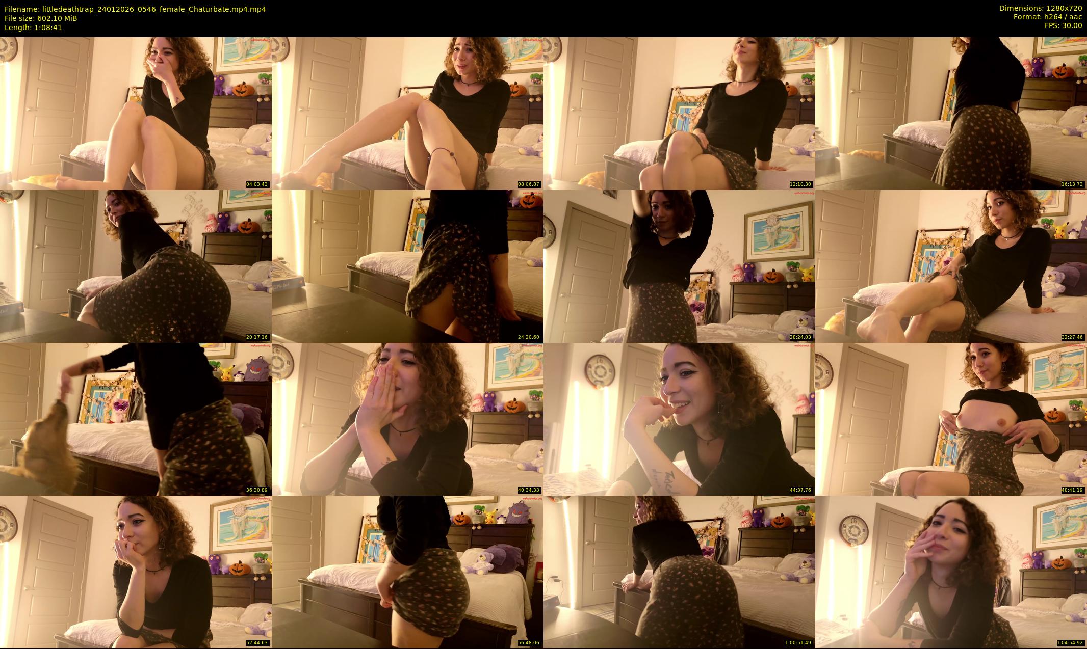 littledeathtrap — 69 minute Chaturbate female cam show recording, 720p, Jan 24, 2026