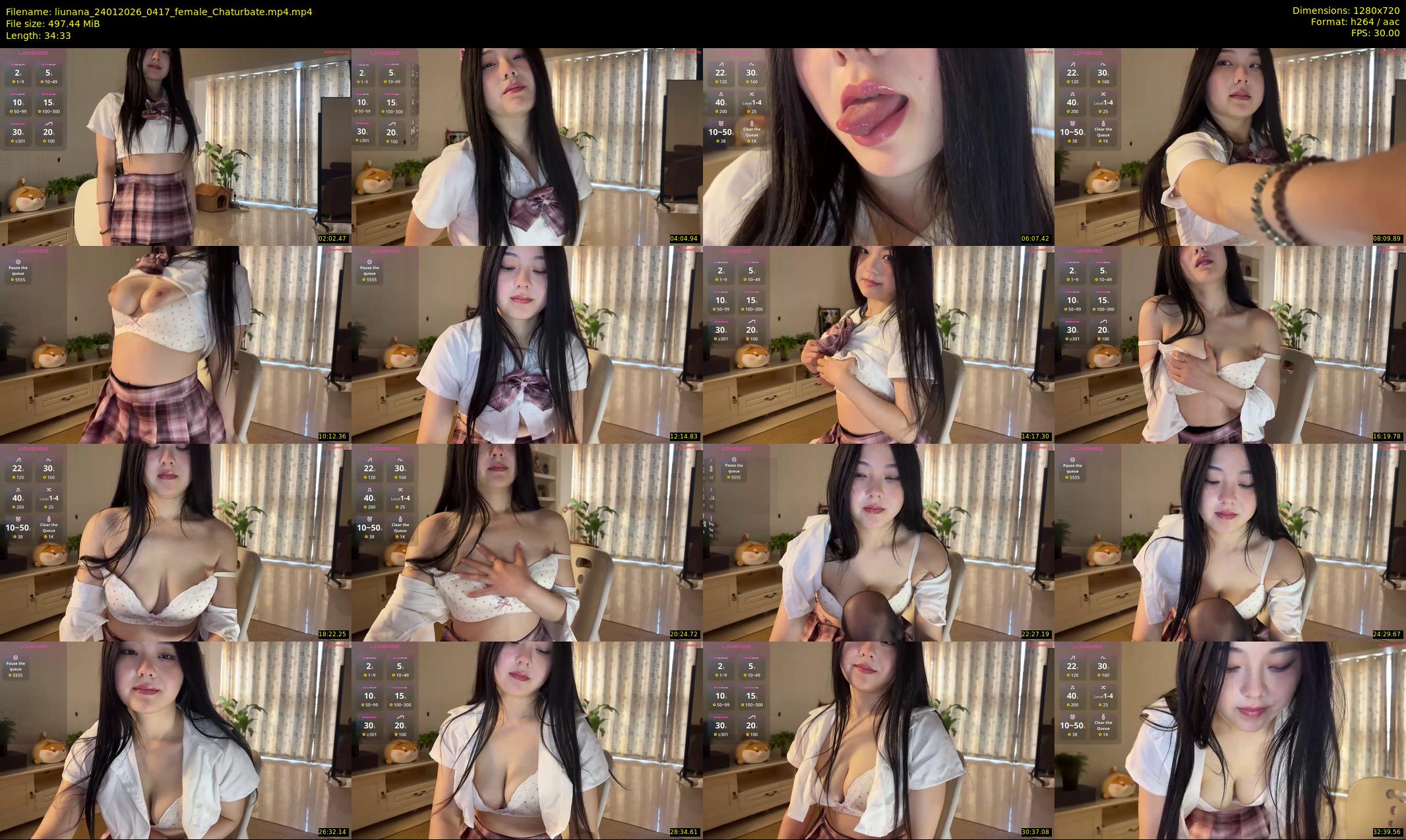 liunana — 35 minute Chaturbate female cam show recording, 720p, Jan 24, 2026