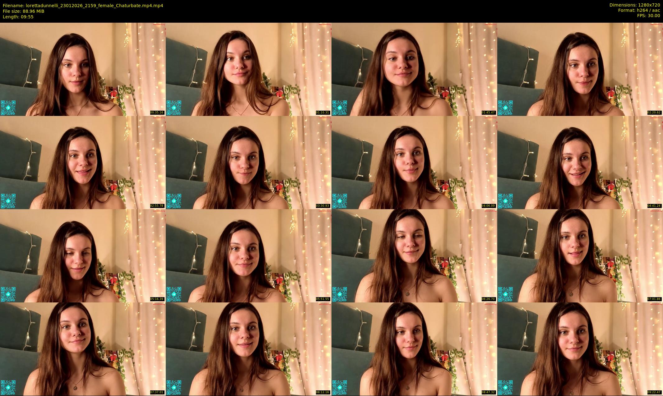 lorettadunnelli — 10 minute Chaturbate female cam show recording, 720p, Jan 23, 2026