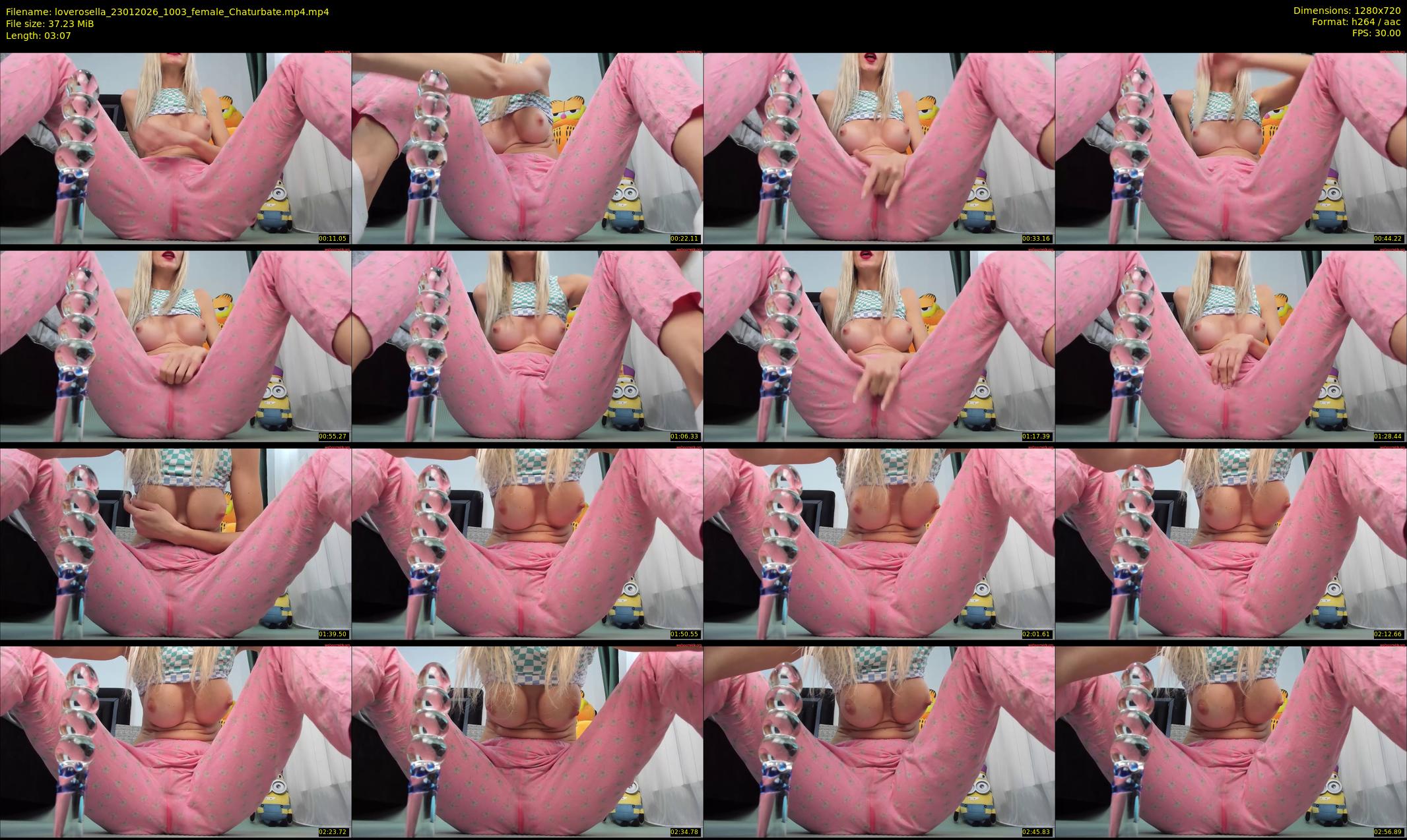 loverosella — 4 minute Chaturbate female cam show recording, 720p, Jan 23, 2026