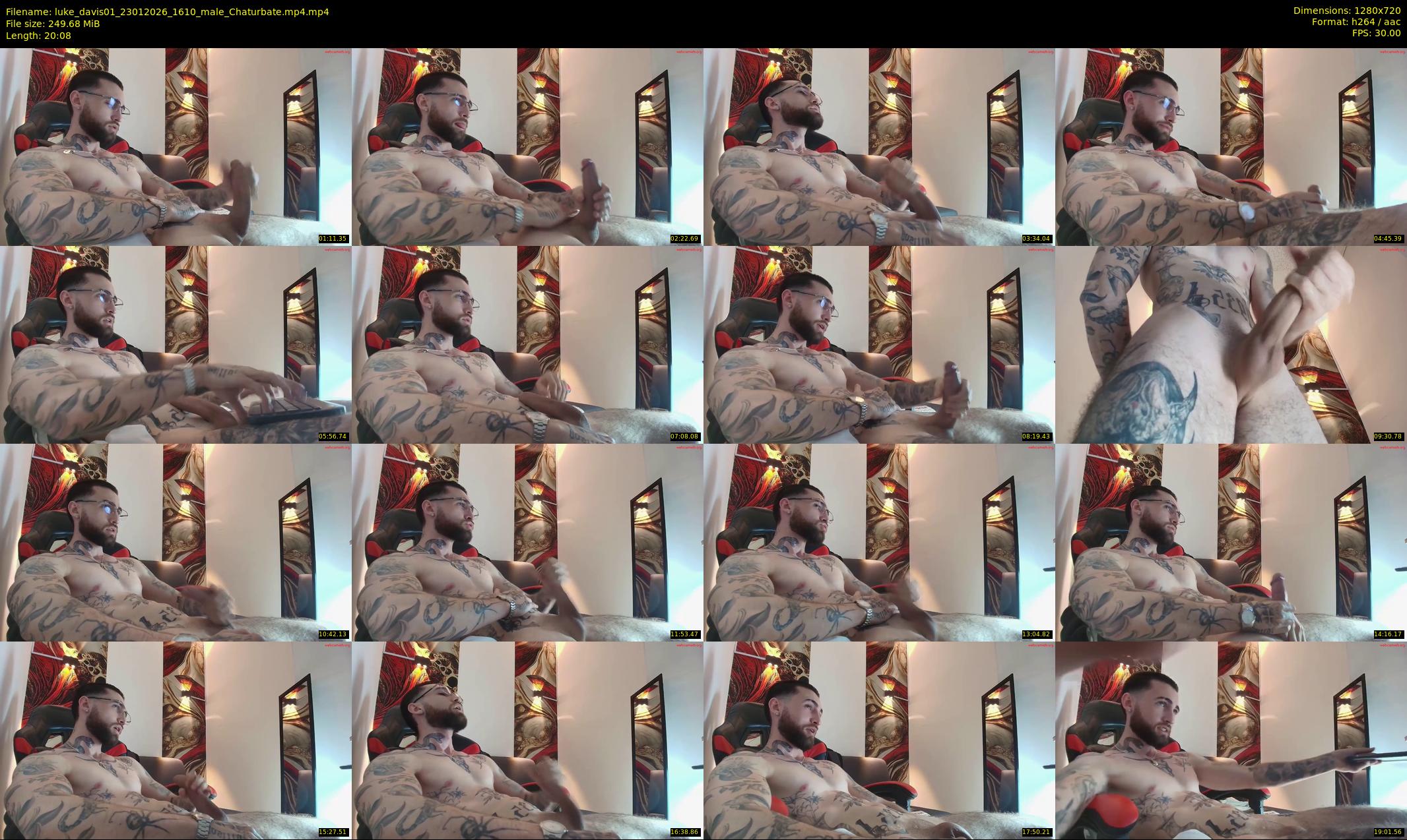 luke_davis01 — 21 minute Chaturbate male cam show recording, 720p, Jan 23, 2026
