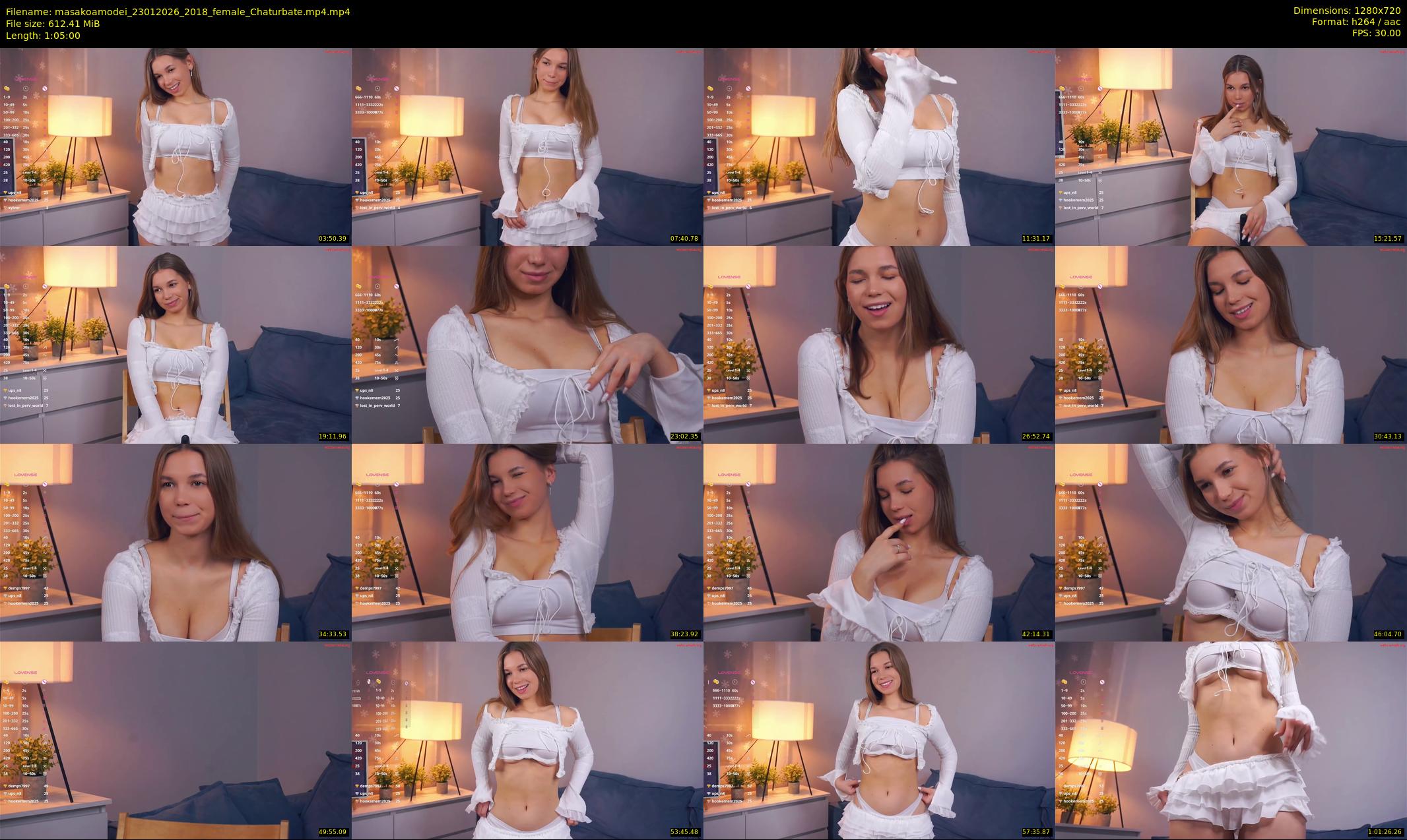 masakoamodei — 65 minute Chaturbate female cam show recording, 720p, Jan 23, 2026