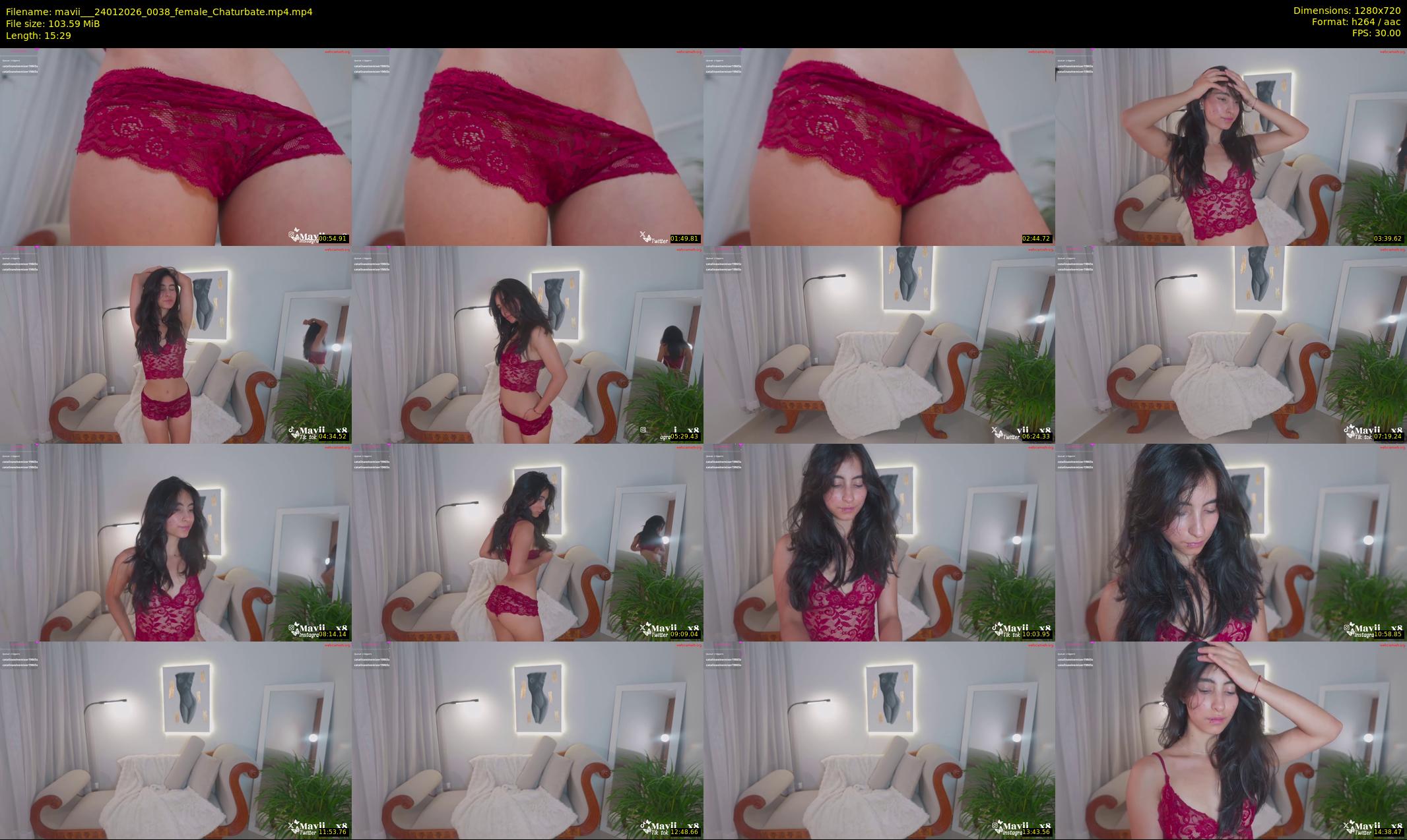 mavii__ — 16 minute Chaturbate female cam show recording, 720p, Jan 24, 2026