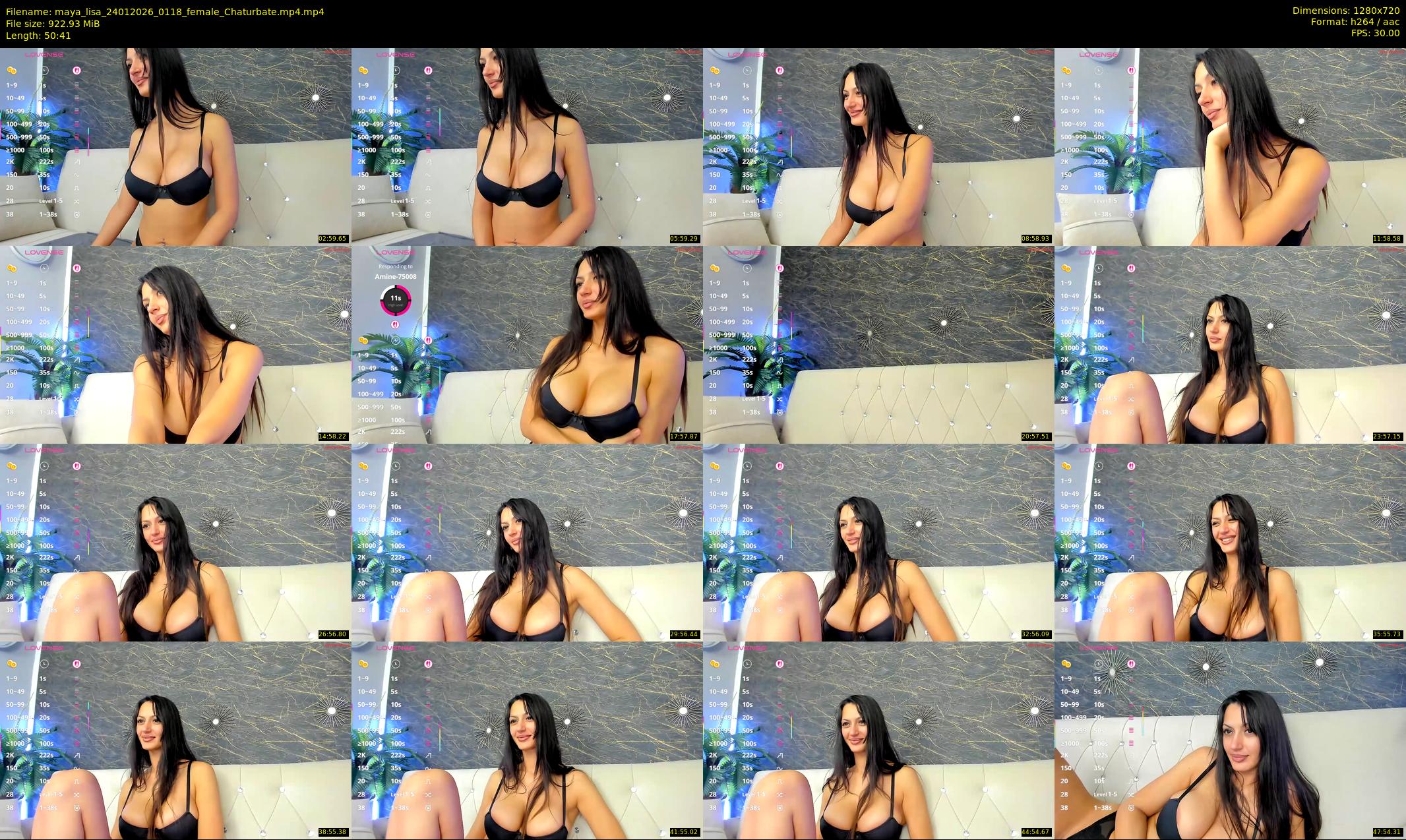 maya_lisa — 51 minute Chaturbate female cam show recording, 720p, Jan 24, 2026