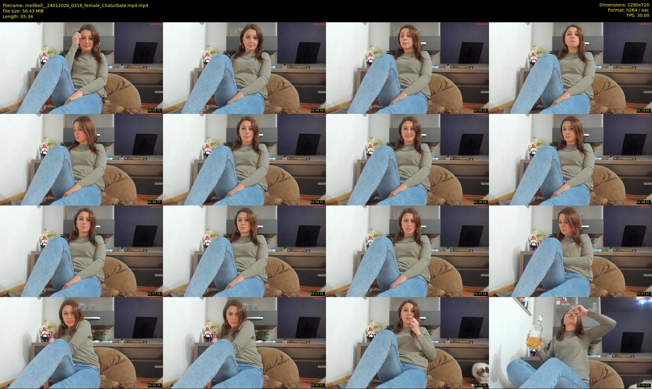 mellbell_ — 6 minute Chaturbate female cam show recording, 720p, Jan 24, 2026