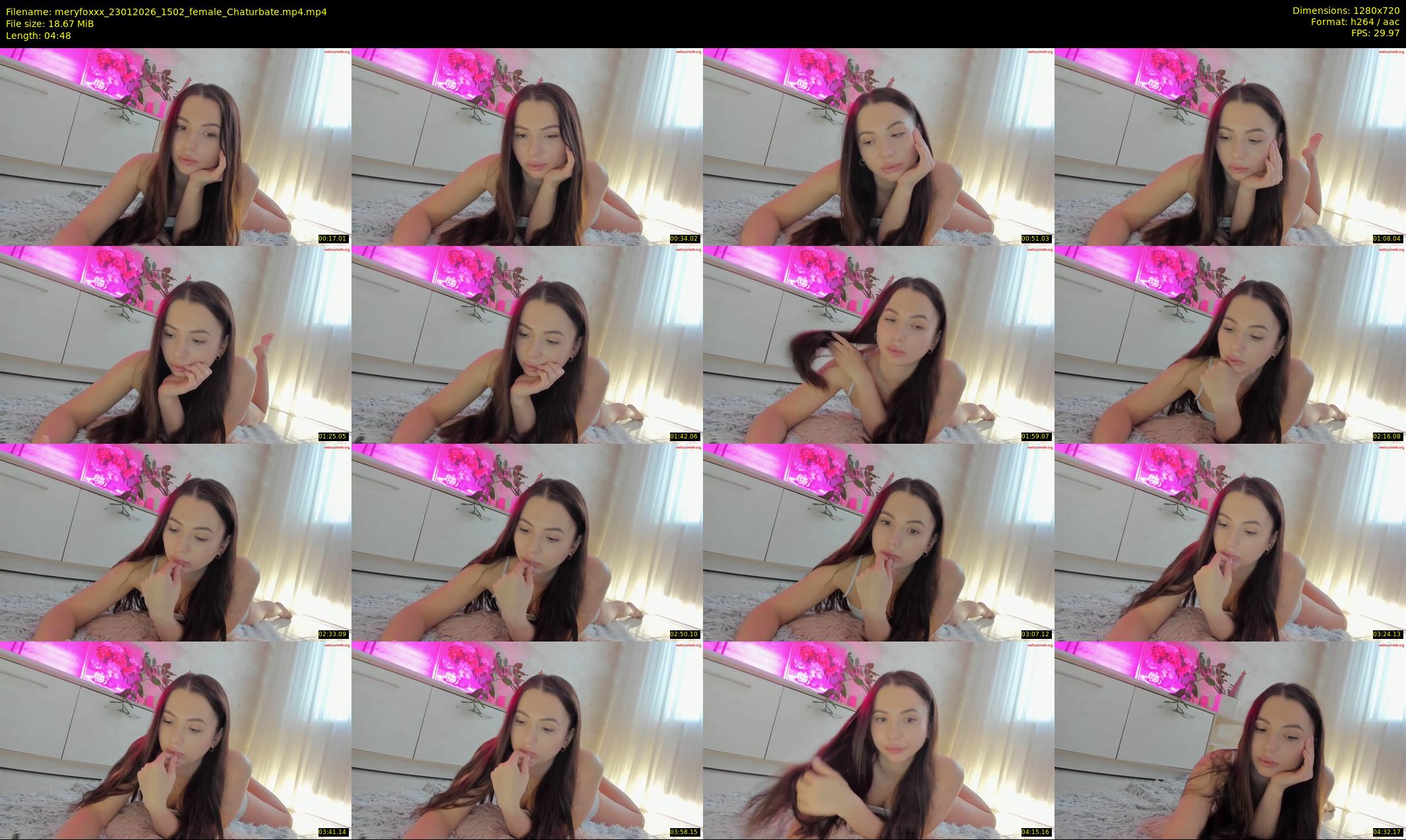 meryfoxxx — 5 minute Chaturbate female cam show recording, 720p, Jan 23, 2026