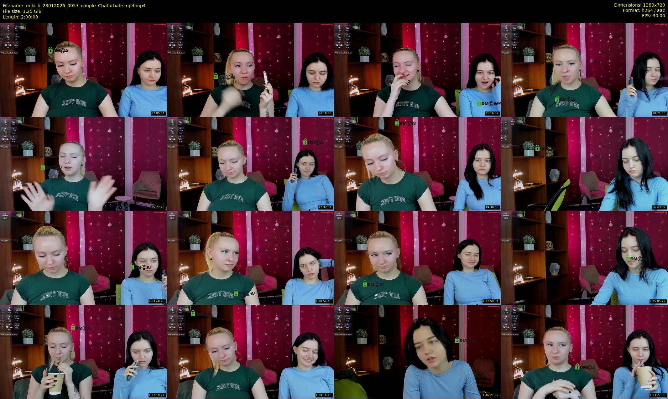 miki_ti — 121 minute Chaturbate female cam show recording, 720p, Jan 23, 2026