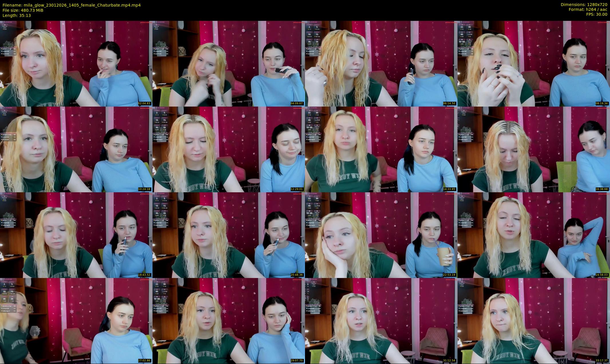 mila_glow — 36 minute Chaturbate female cam show recording, 720p, Jan 23, 2026
