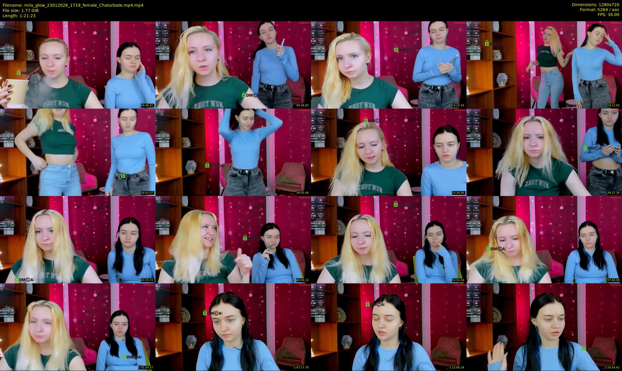 mila_glow — 82 minute Chaturbate female cam show recording, 720p, Jan 23, 2026