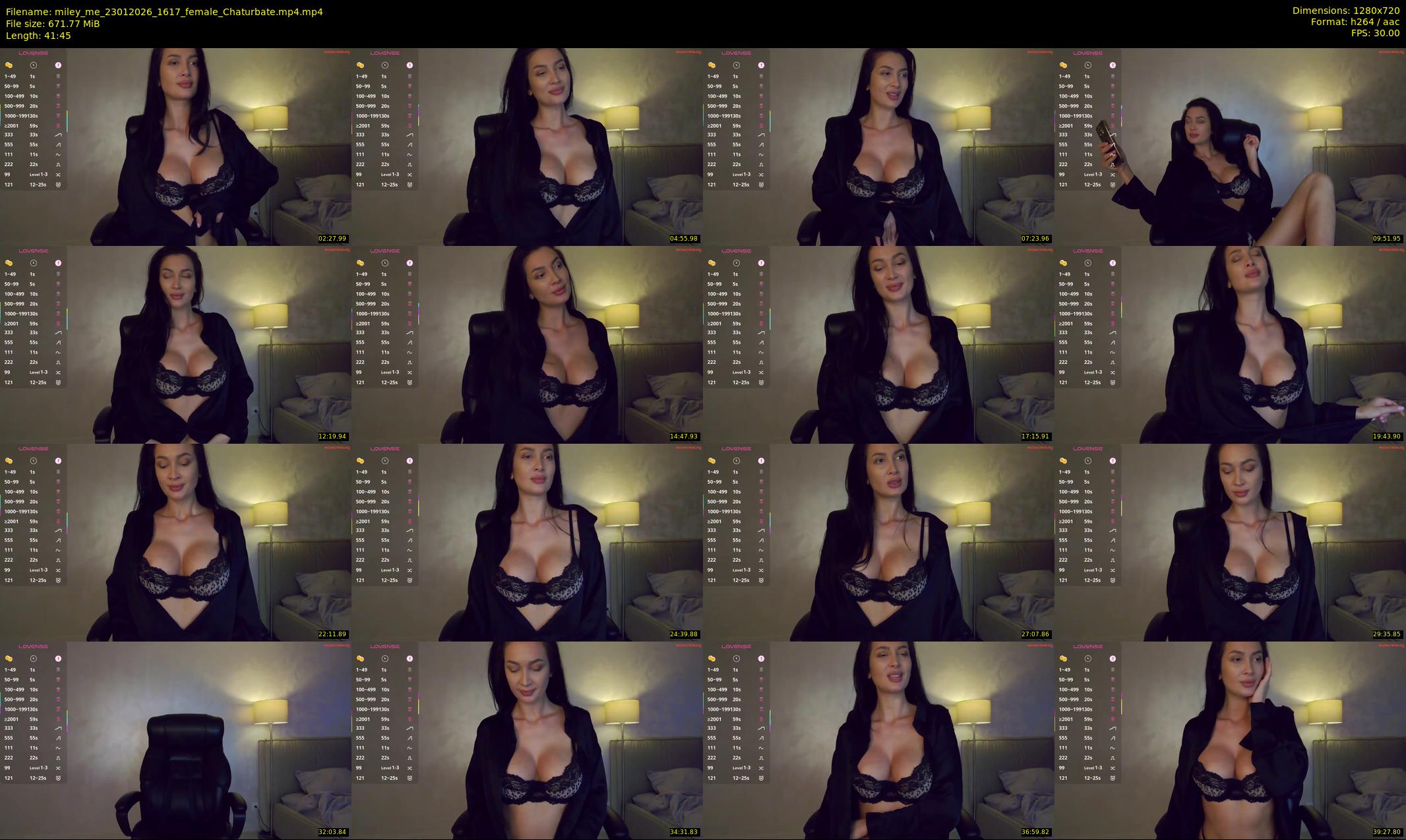 miley_me — 42 minute Chaturbate female cam show recording, 720p, Jan 23, 2026