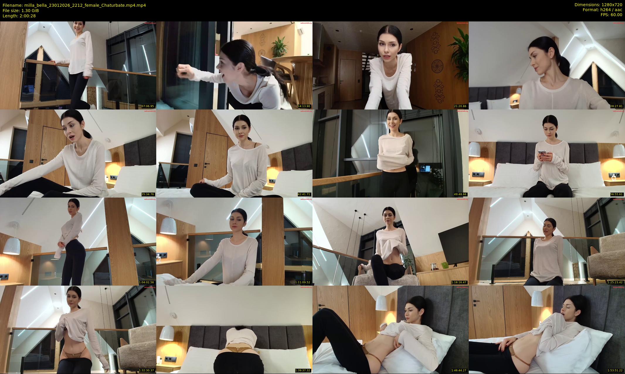 milla_bella — 121 minute Chaturbate female cam show recording, 720p, Jan 23, 2026