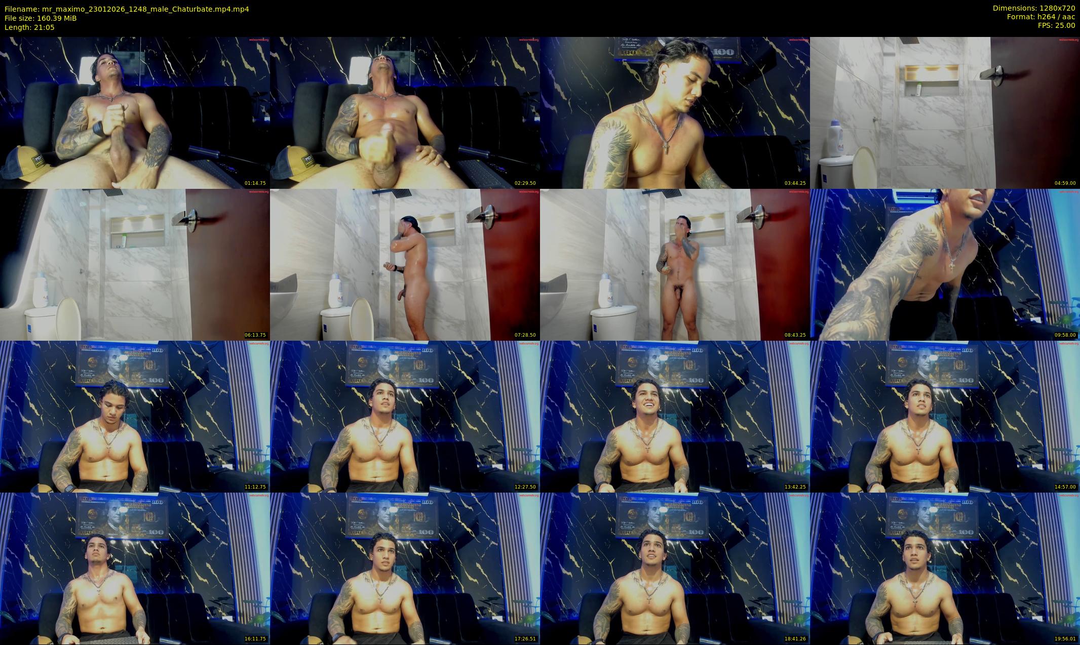 mr_maximo — 22 minute Chaturbate male cam show recording, 720p, Jan 23, 2026
