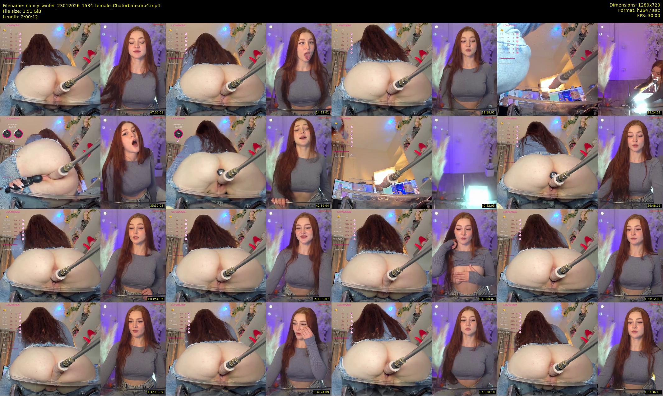 nancy_winter — 121 minute Chaturbate female cam show recording, 720p, Jan 23, 2026