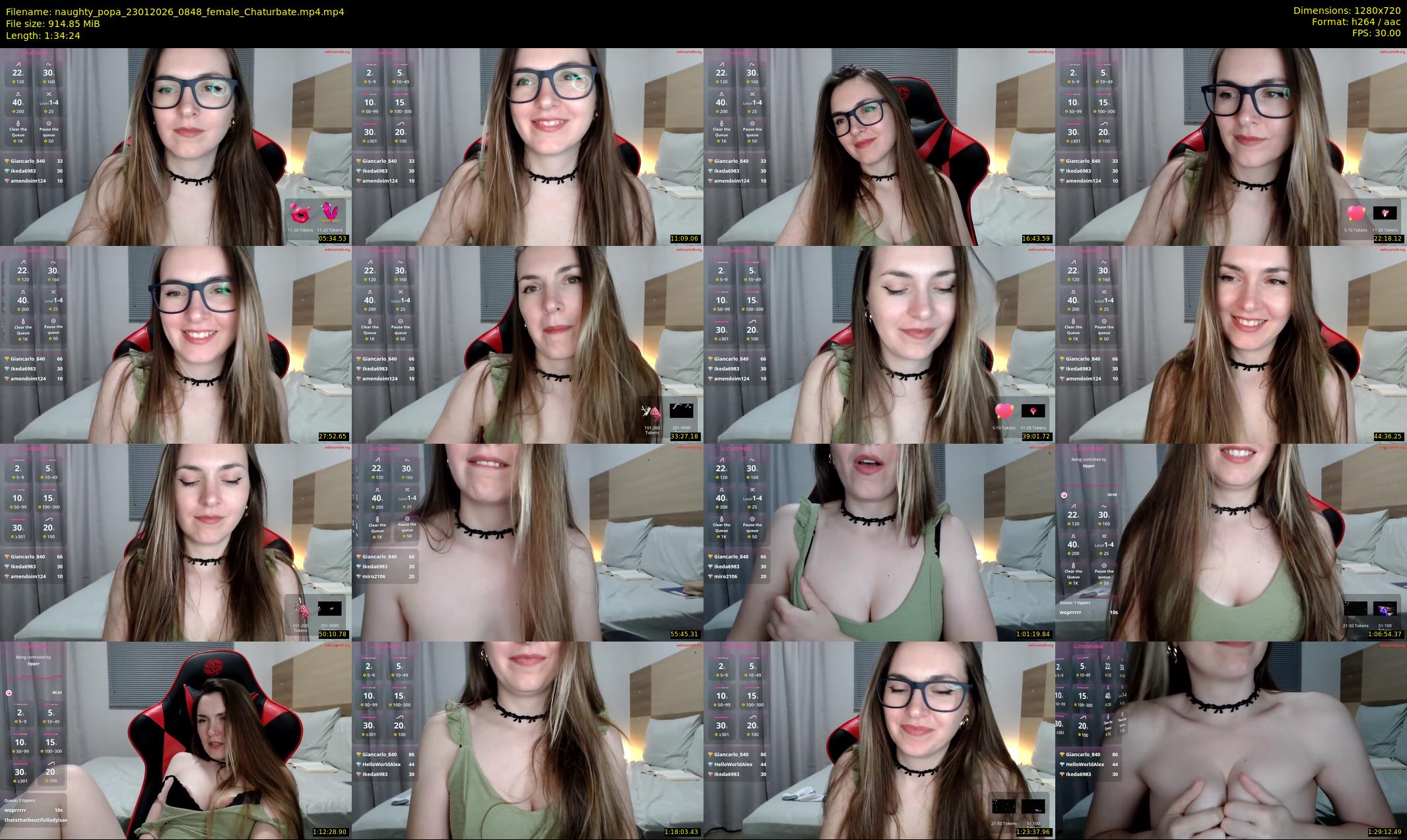 naughty_popa — 95 minute Chaturbate female cam show recording, 720p, Jan 23, 2026