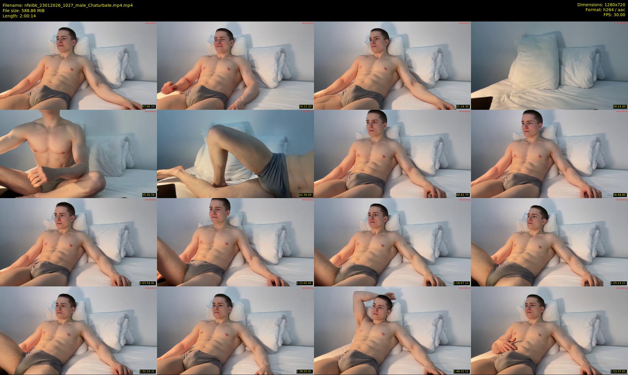 nfeibk — 121 minute Chaturbate male cam show recording, 720p, Jan 23, 2026