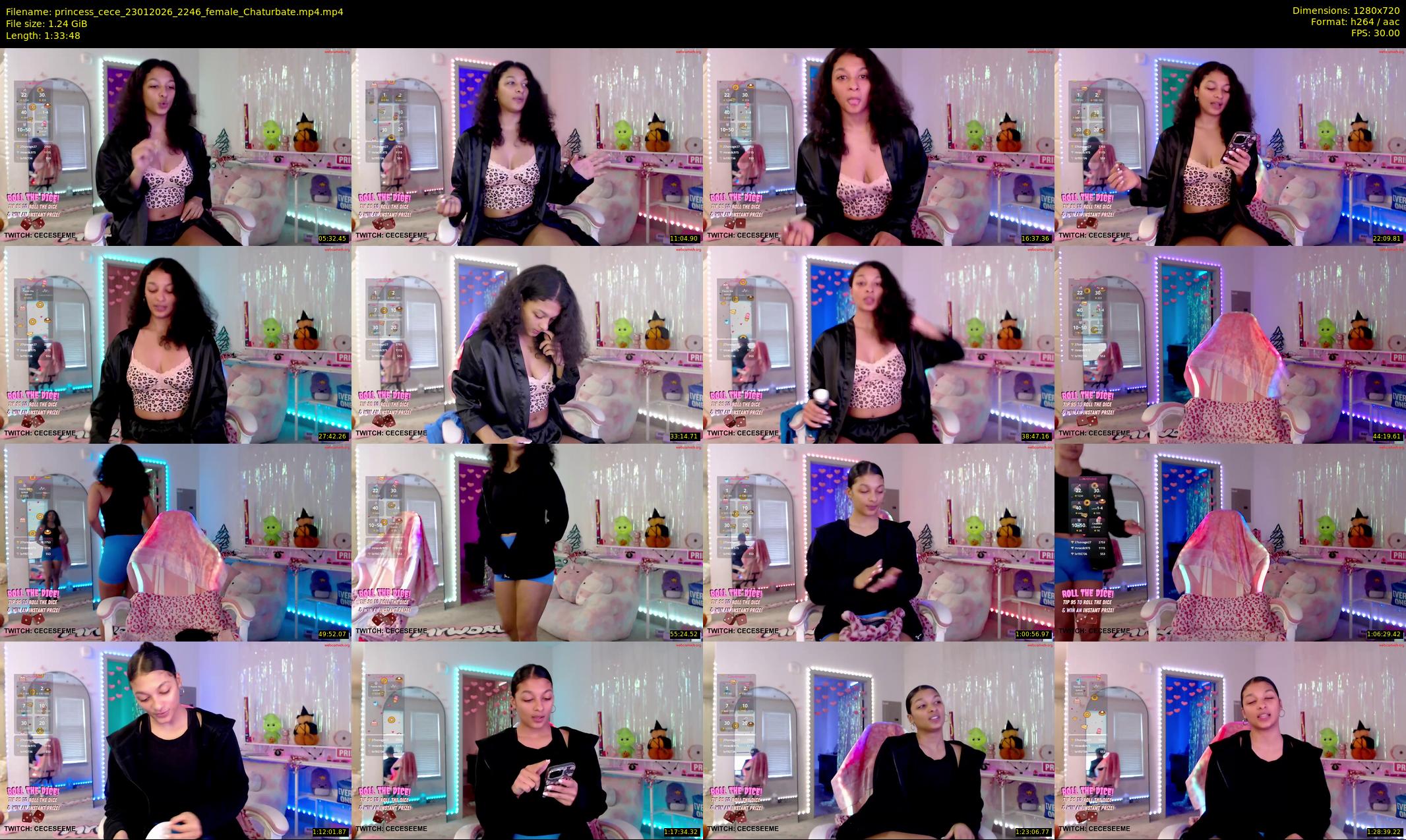 princess_cece — 94 minute Chaturbate female cam show recording, 720p, Jan 23, 2026