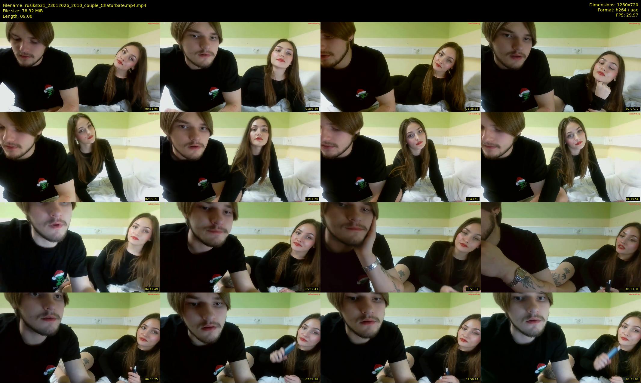 rusiksb31 — 9 minute Chaturbate couple cam show recording, 720p, Jan 23, 2026