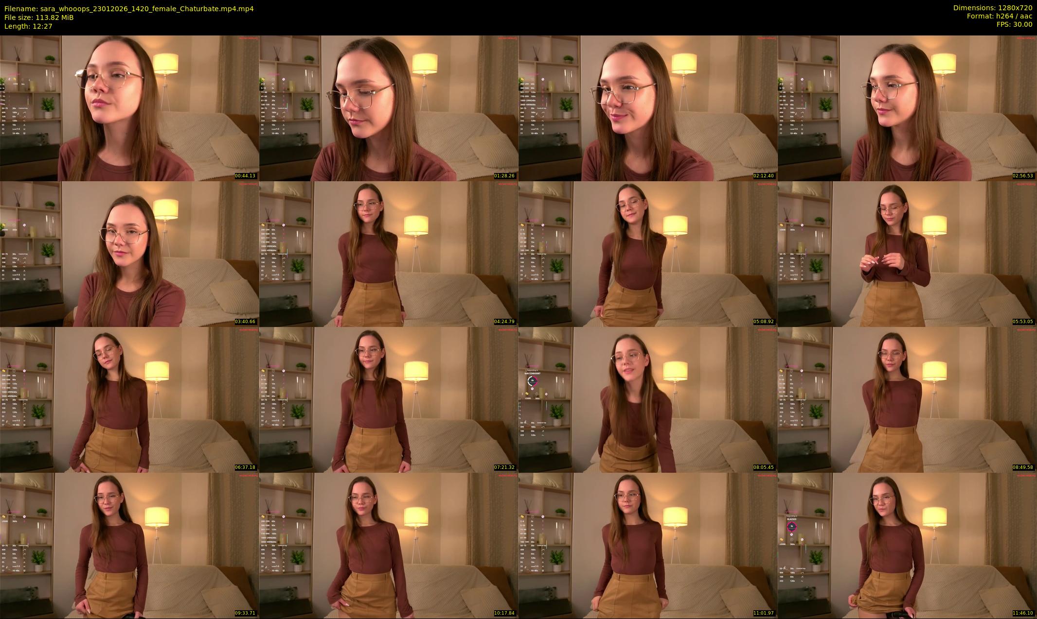 sara_whooops — 13 minute Chaturbate female cam show recording, 720p, Jan 23, 2026