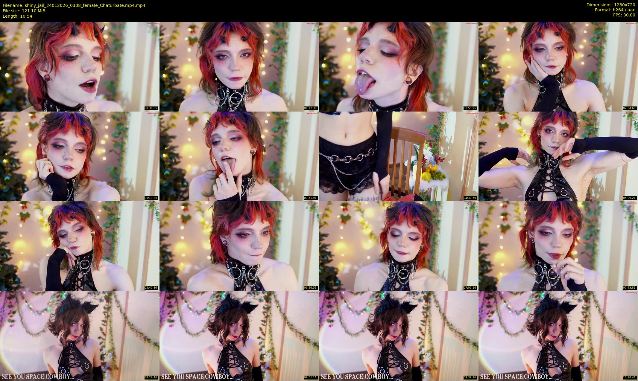 shiny_jail — 11 minute Chaturbate female cam show recording, 720p, Jan 24, 2026
