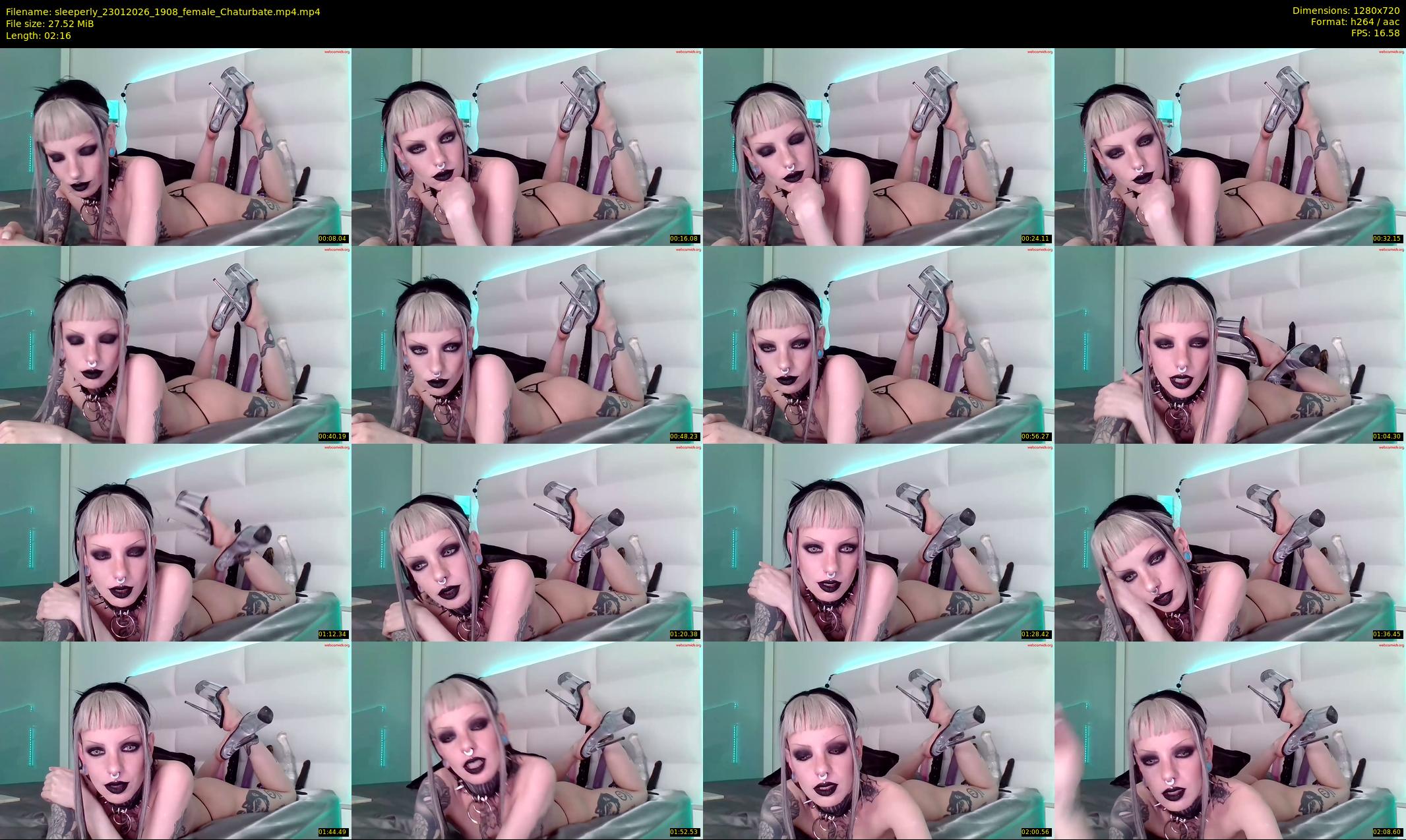sleeperly — 3 minute Chaturbate female cam show recording, 720p, Jan 23, 2026