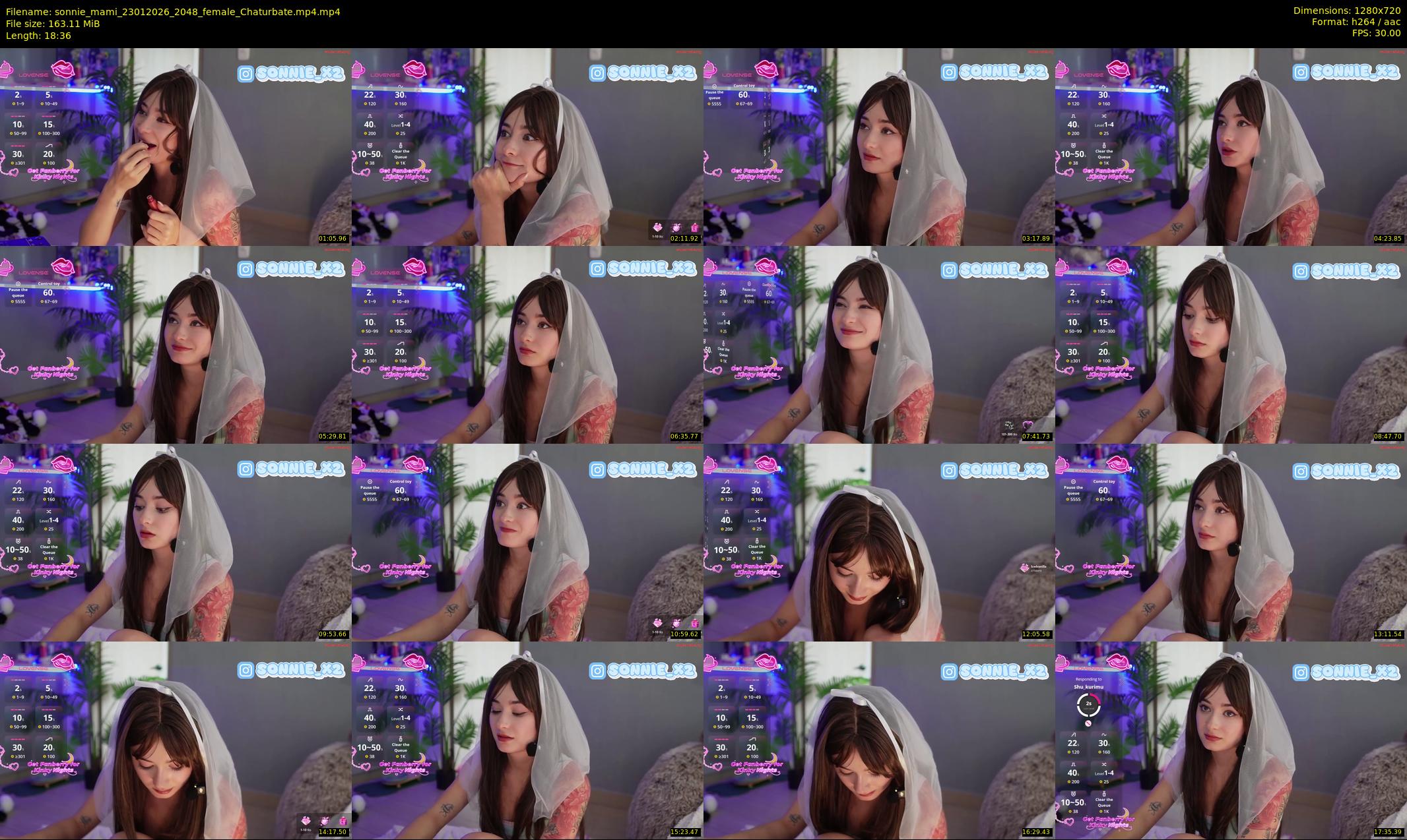 sonnie_mami — 19 minute Chaturbate female cam show recording, 720p, Jan 23, 2026