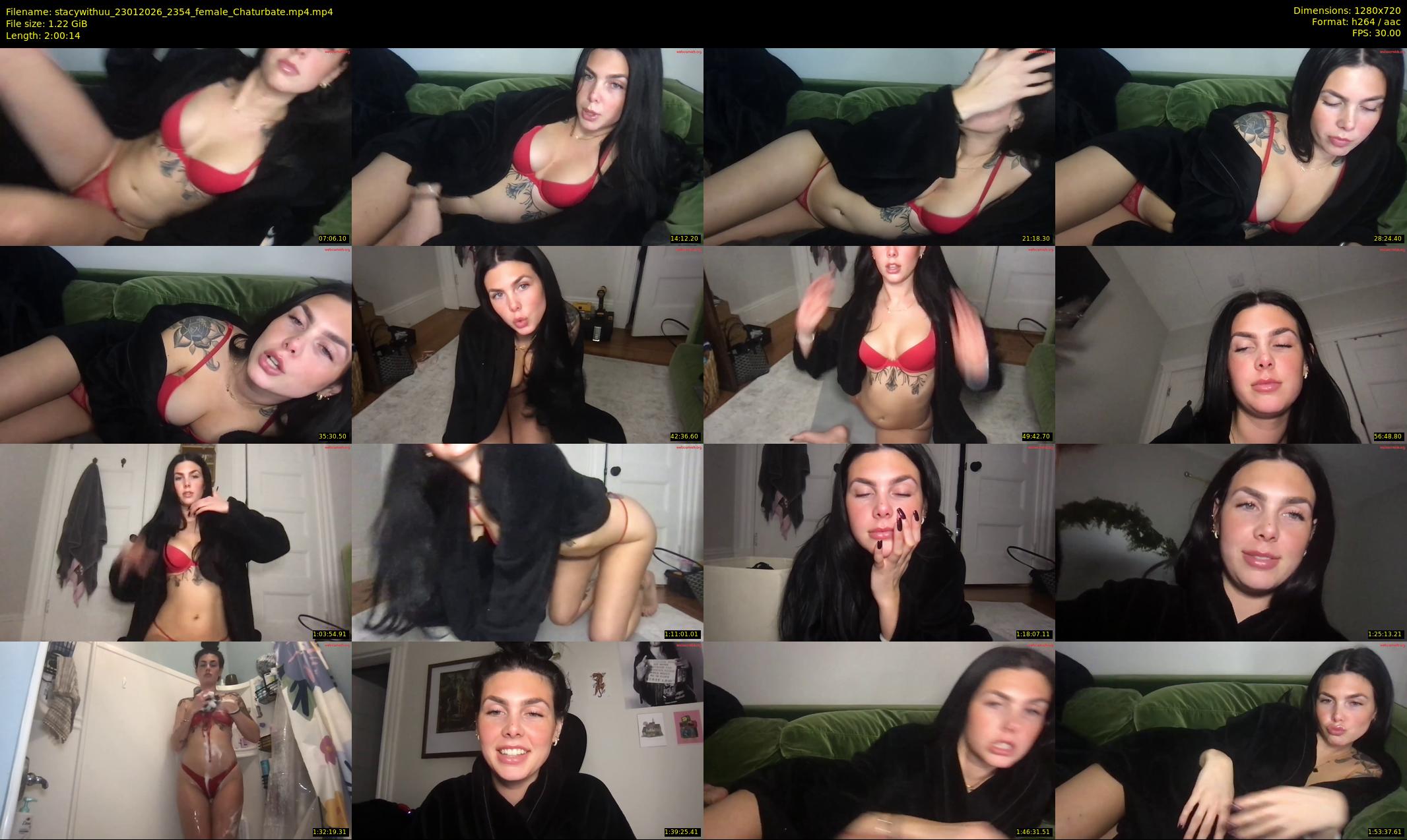 stacywithuu — 121 minute Chaturbate female cam show recording, 720p, Jan 23, 2026