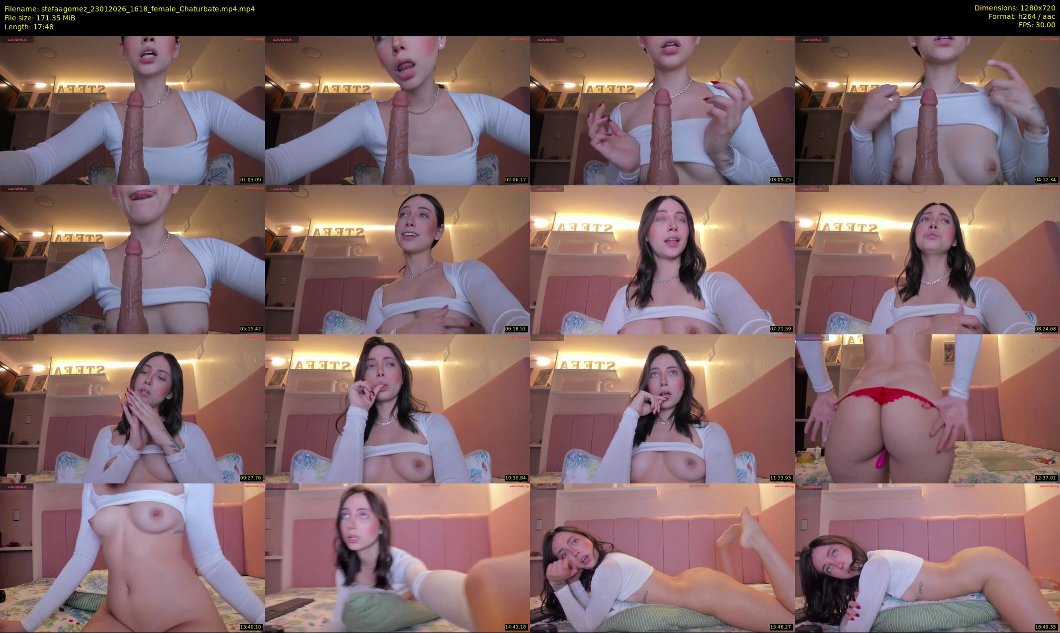 stefaagomez — 18 minute Chaturbate female cam show recording, 720p, Jan 23, 2026