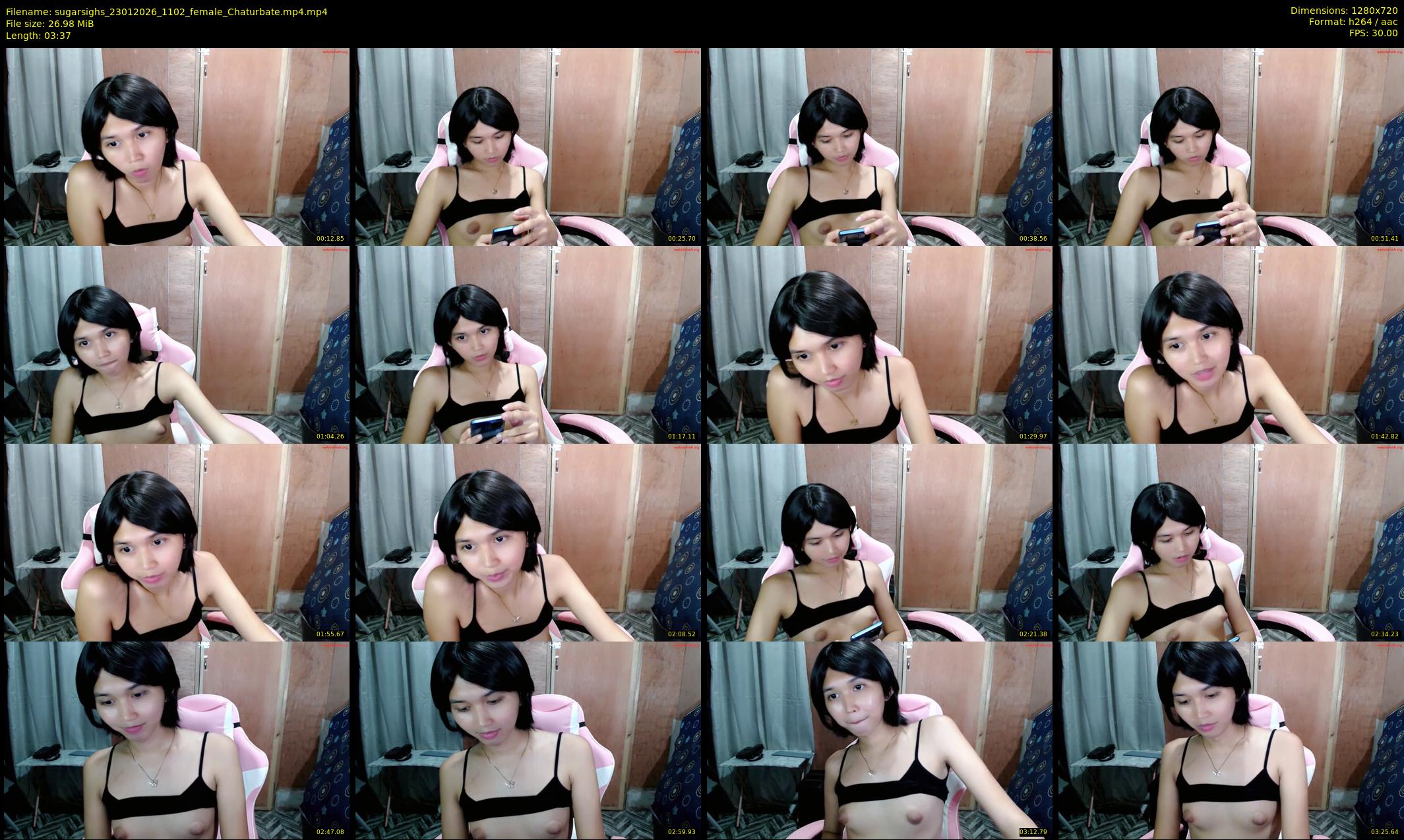 sugarsighs — 4 minute Chaturbate female cam show recording, 720p, Jan 23, 2026