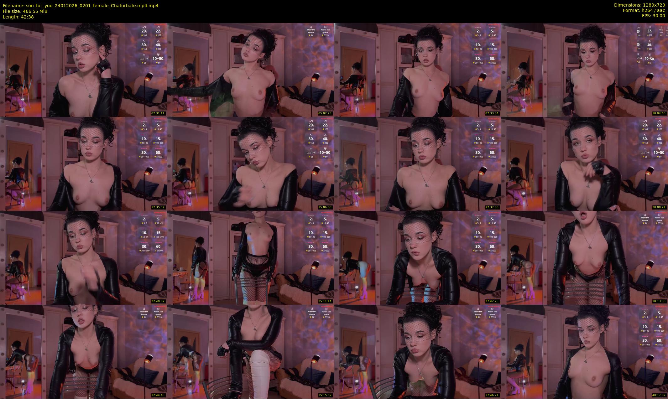 sun_for_you — 43 minute Chaturbate female cam show recording, 720p, Jan 24, 2026
