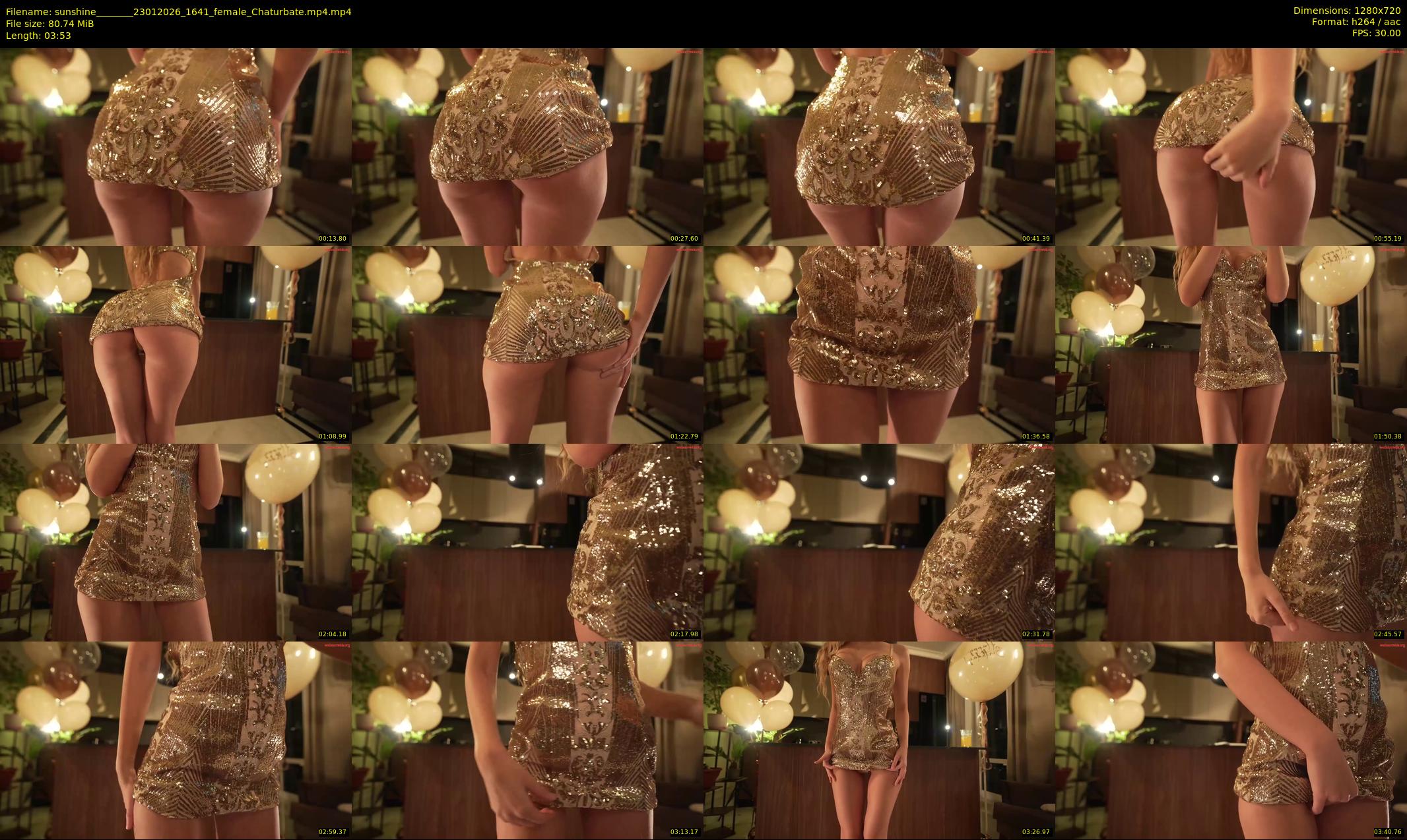 sunshine_______ — 4 minute Chaturbate female cam show recording, 720p, Jan 23, 2026